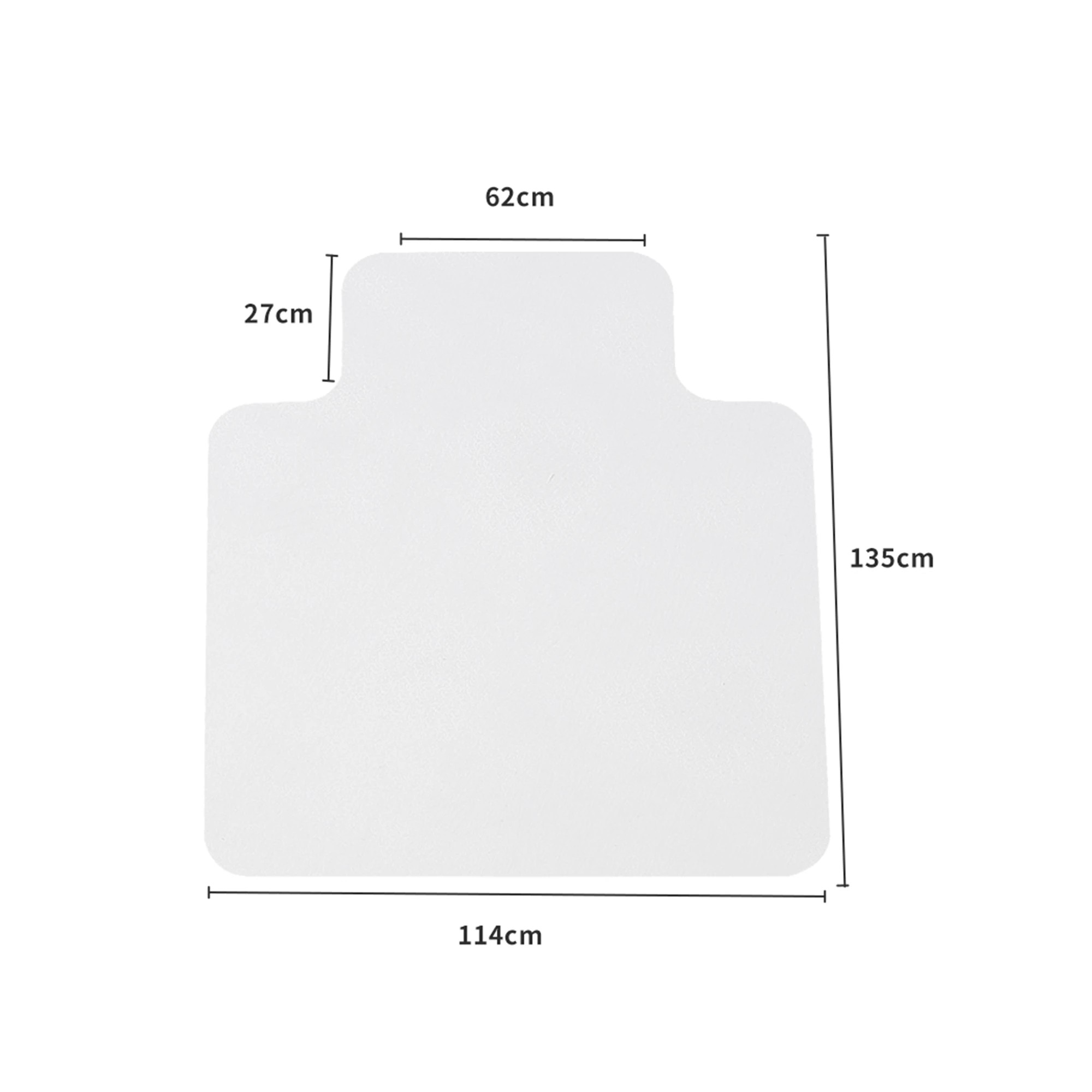 3 Marlow Chair Mat Vinyl PVC - Clear, 3 of 6