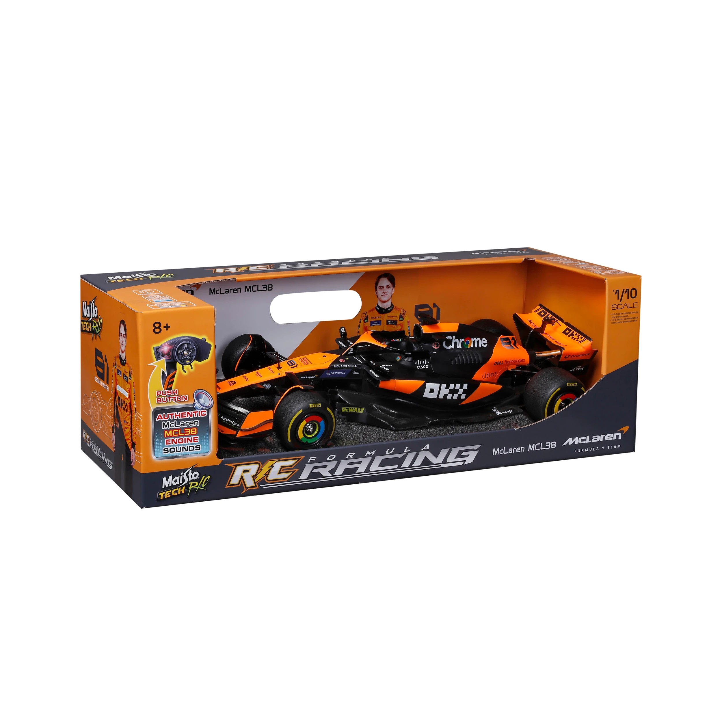 2 1:10 RC Formula Racing McLaren MCL38 Car, 2 of 6