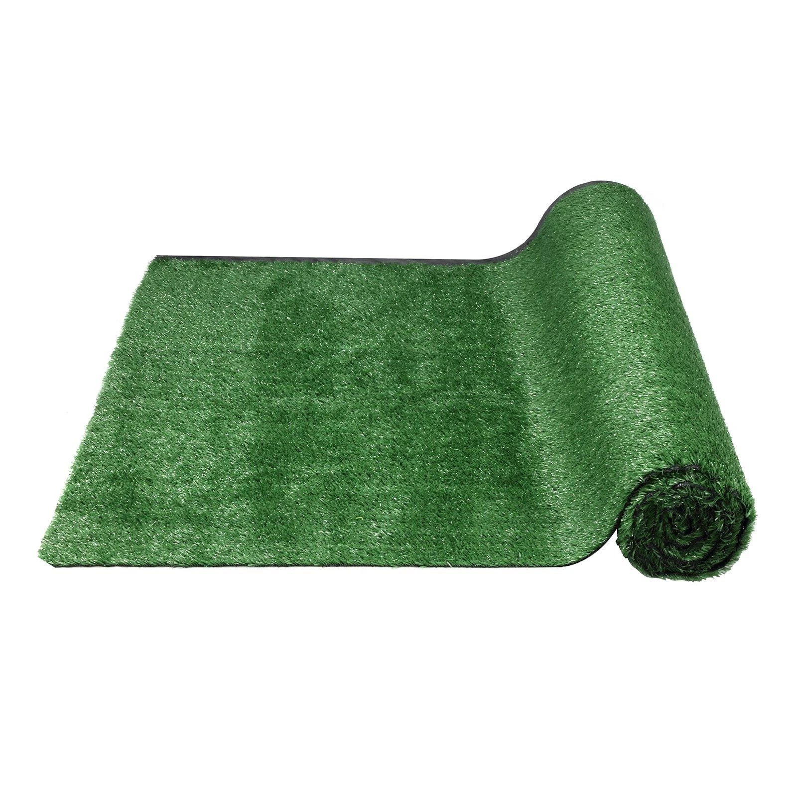 4 Ausway 10x2m Synthetic Turf Artificial Grass Roll 15mm UV Resistant Fake Lawn, 4 of 7