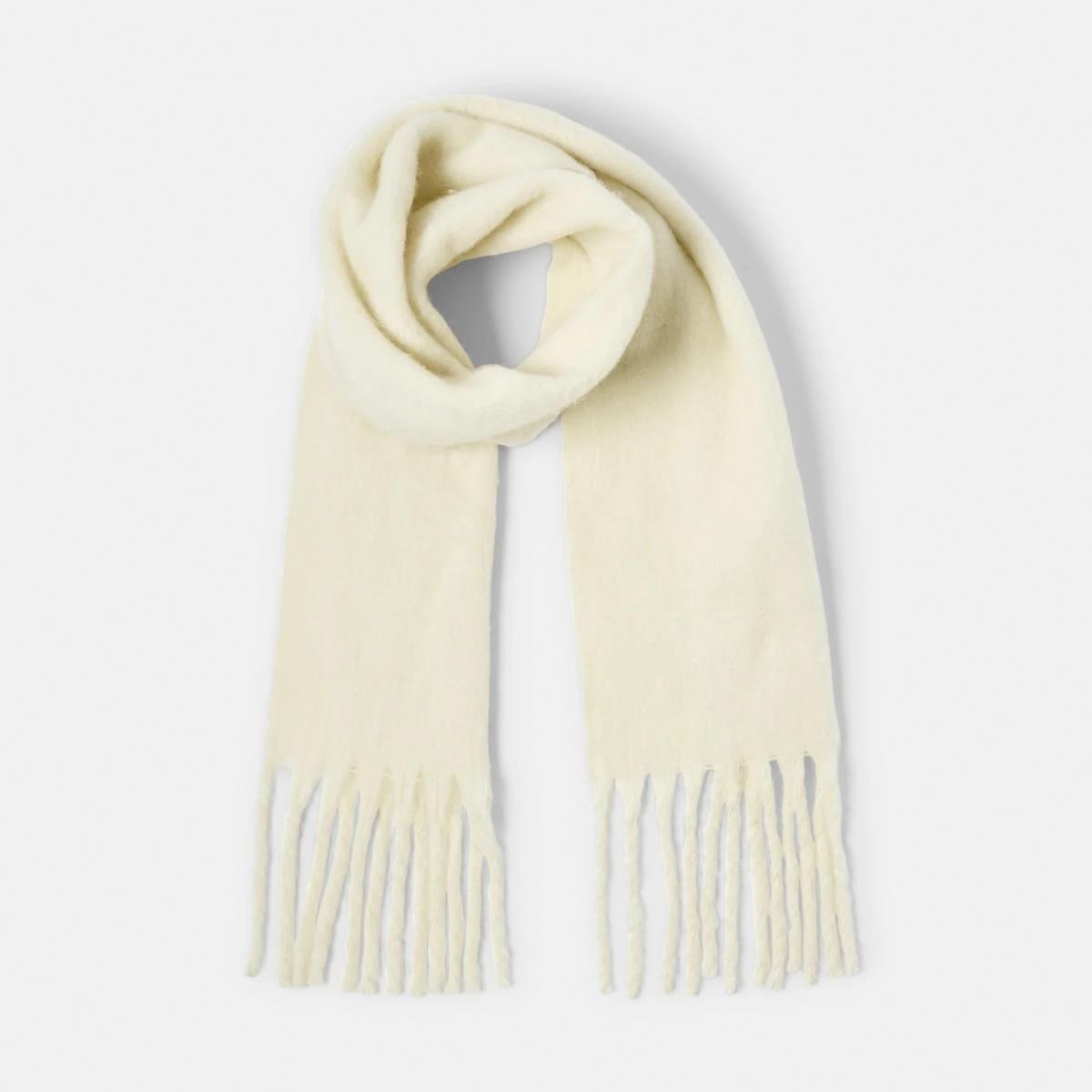 1 Fluffy Scarf Glow Yellw, 1 of 3