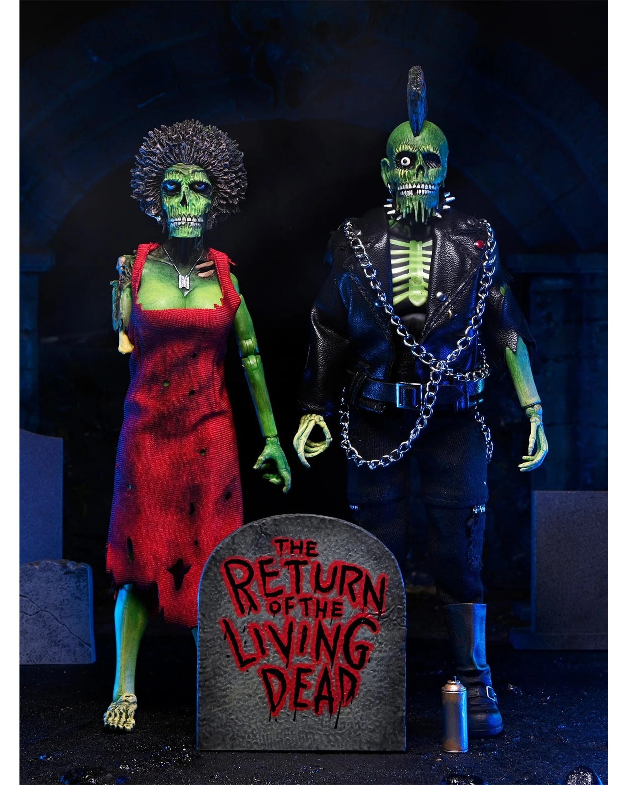 2 Return of the Living Dead Trash and Suicide Clothed 8 inch Scale Action Figure 2 Pack, 2 of 6