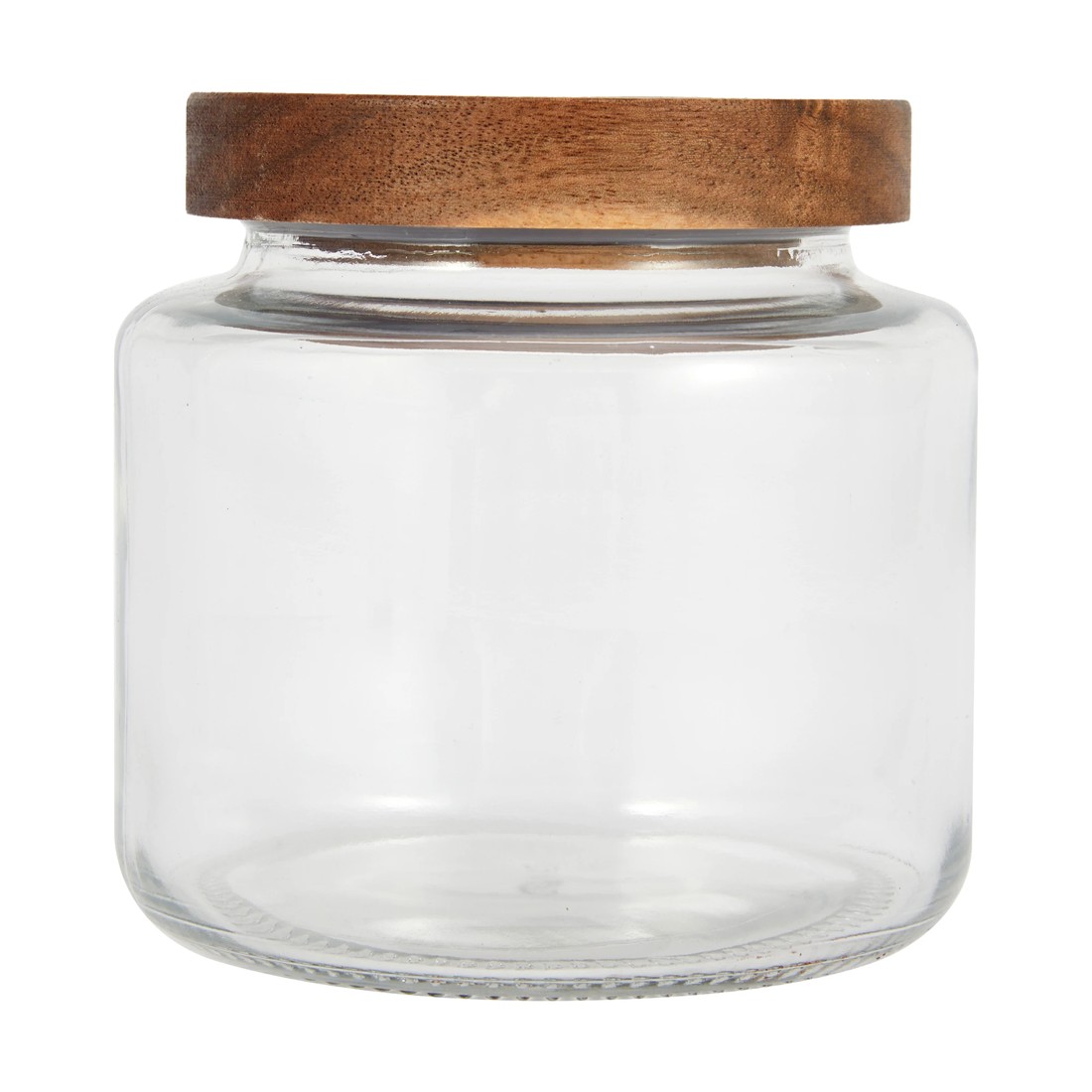 1 550ml Glass Jar with Wood Lid, 1 of 5