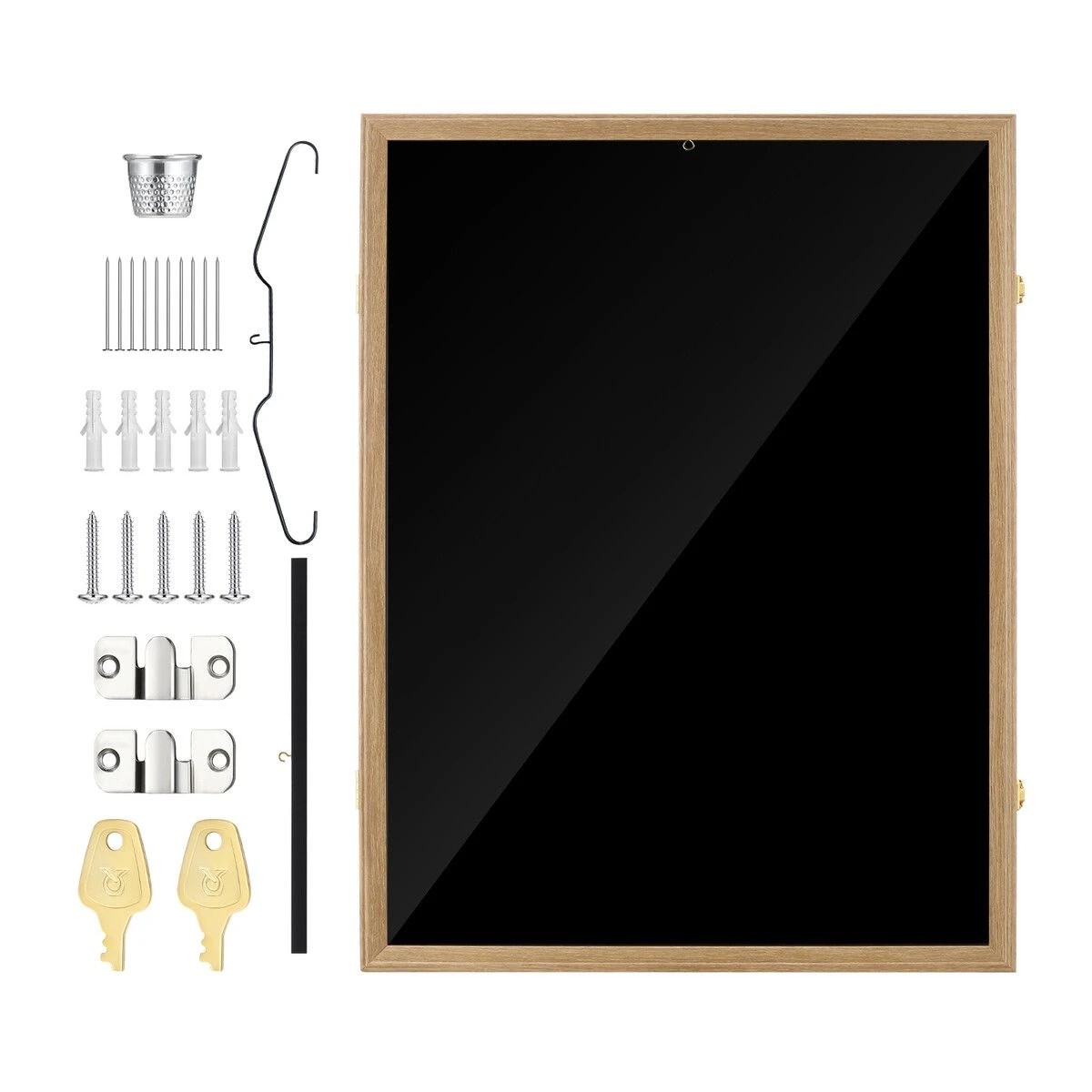 1 Ausway Jersey Shadow Box Frame Sports Memorabilia Display Case Wall Mounting Showcase Football Basketball Hockey, 1 of 7