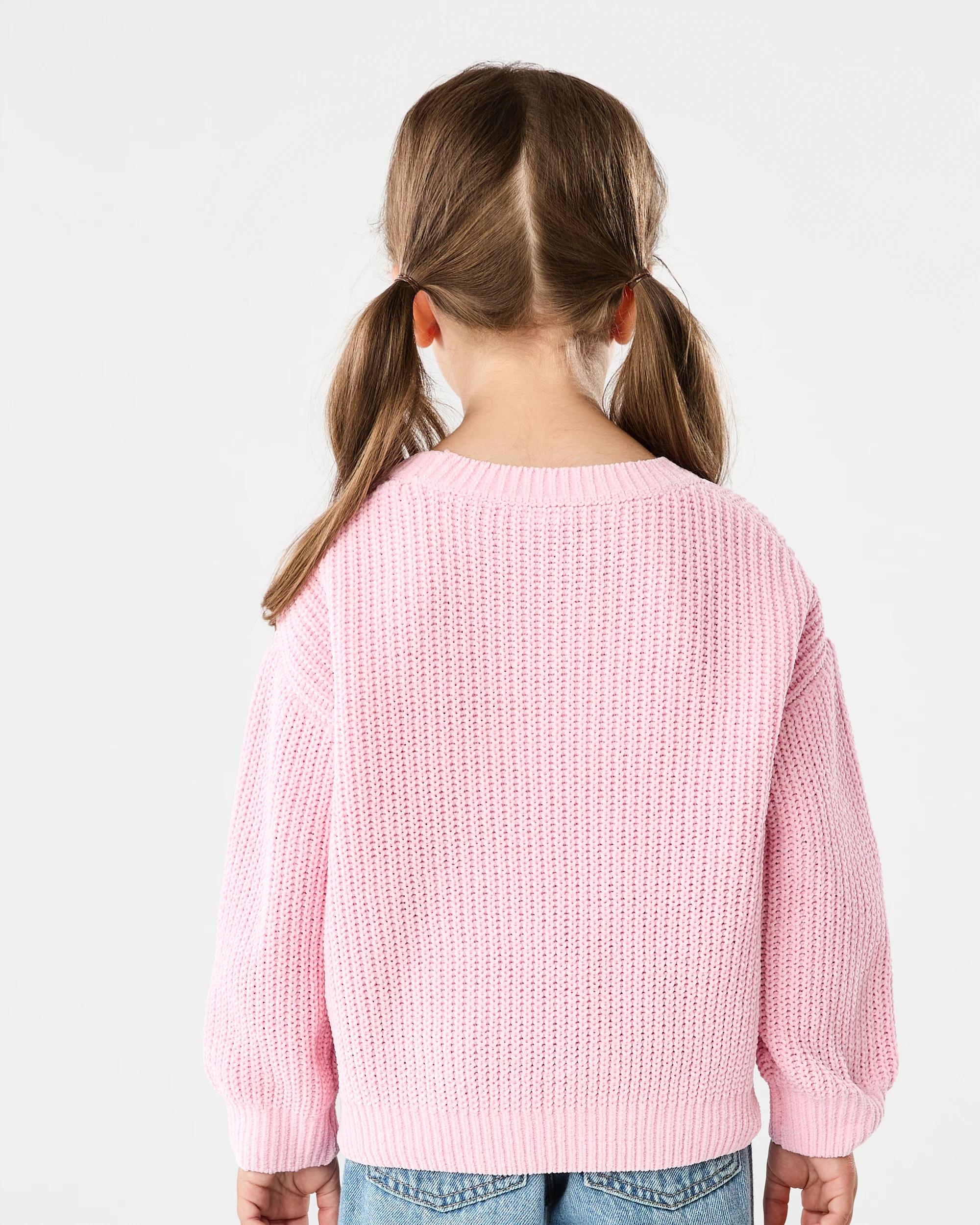 2 Chenille Knit Top Berry Pnk, 2 of 8