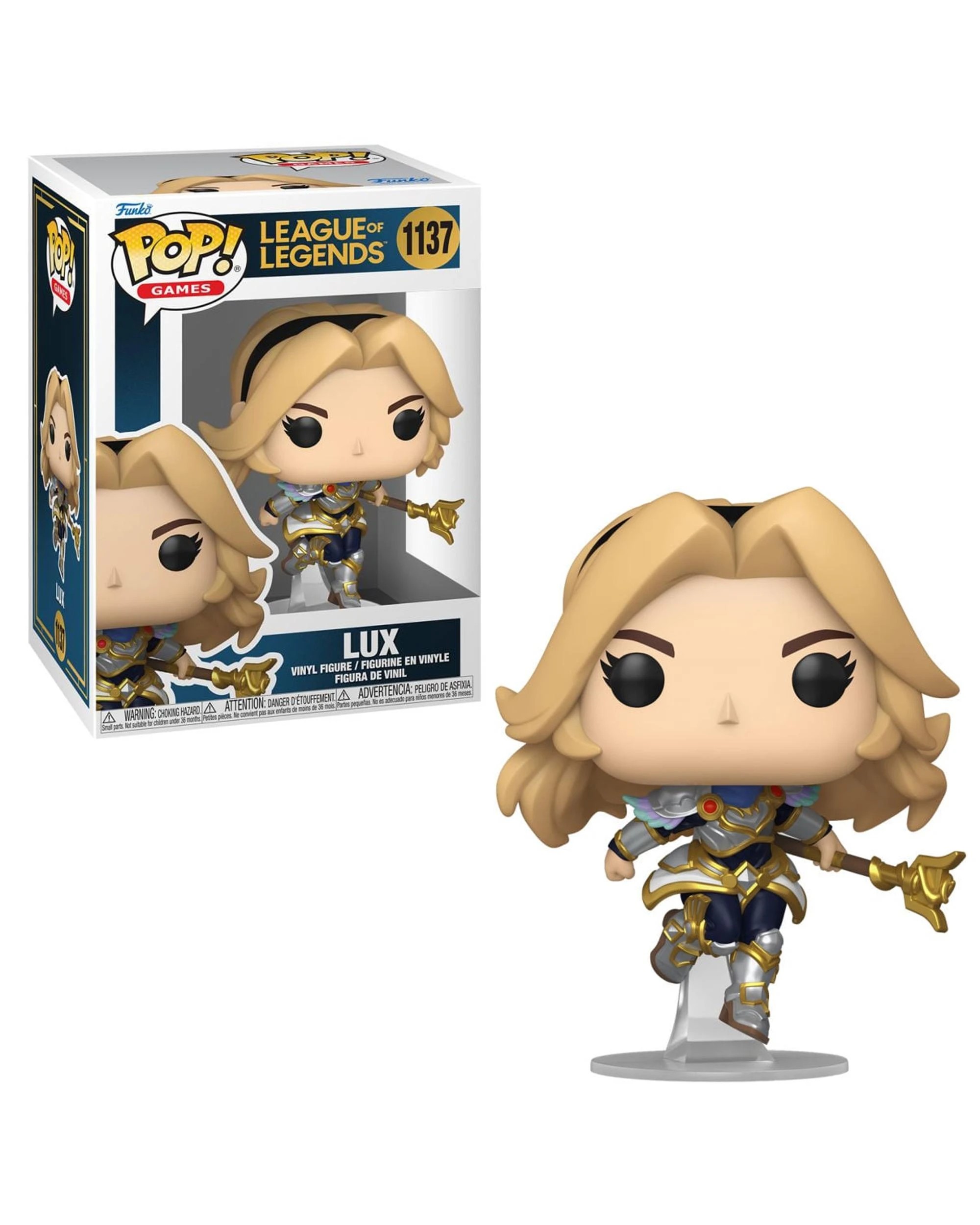 1 League of Legends Lux Funko POP! Vinyl, 1 of 3