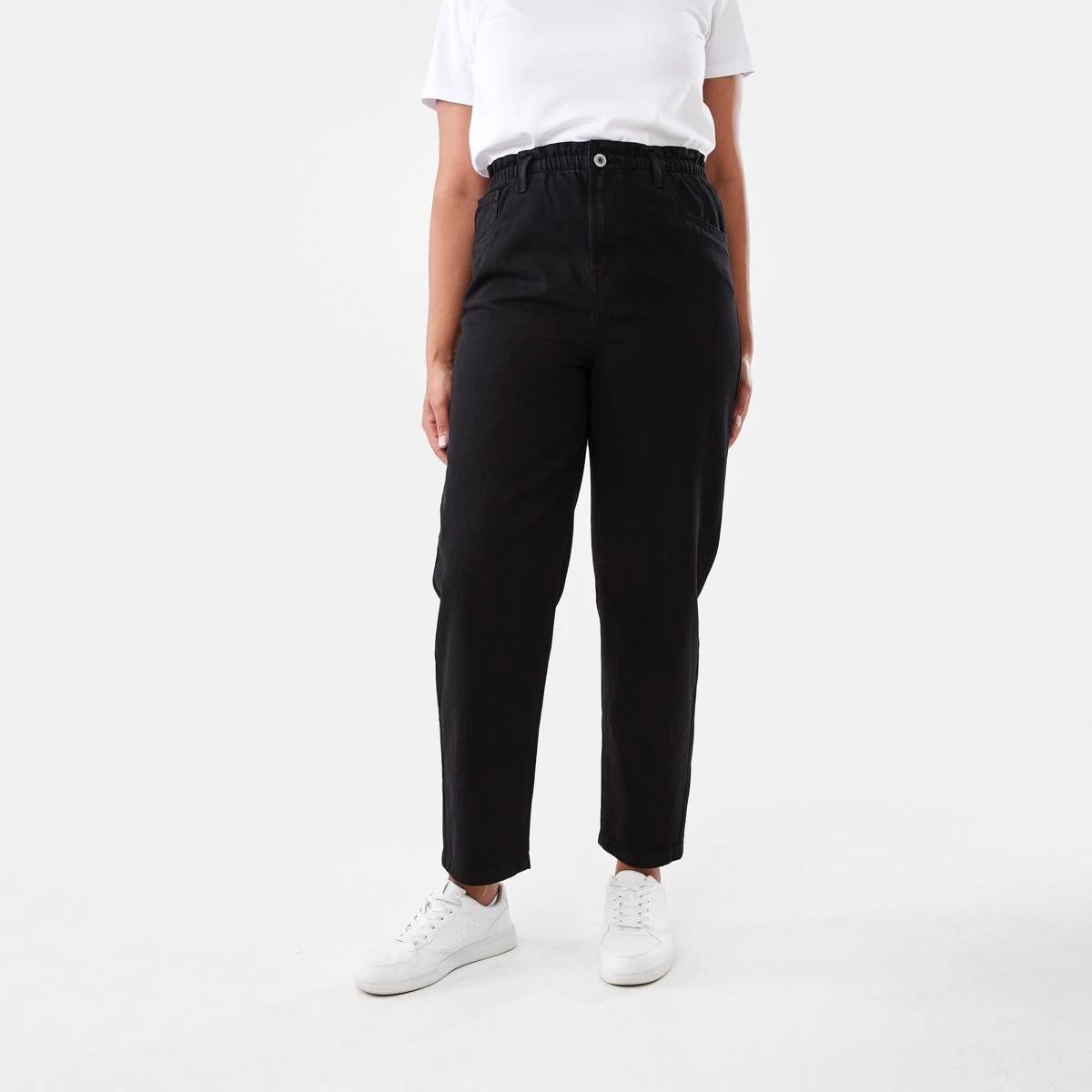 1 Paperbag Jeans Black Wash, 1 of 5