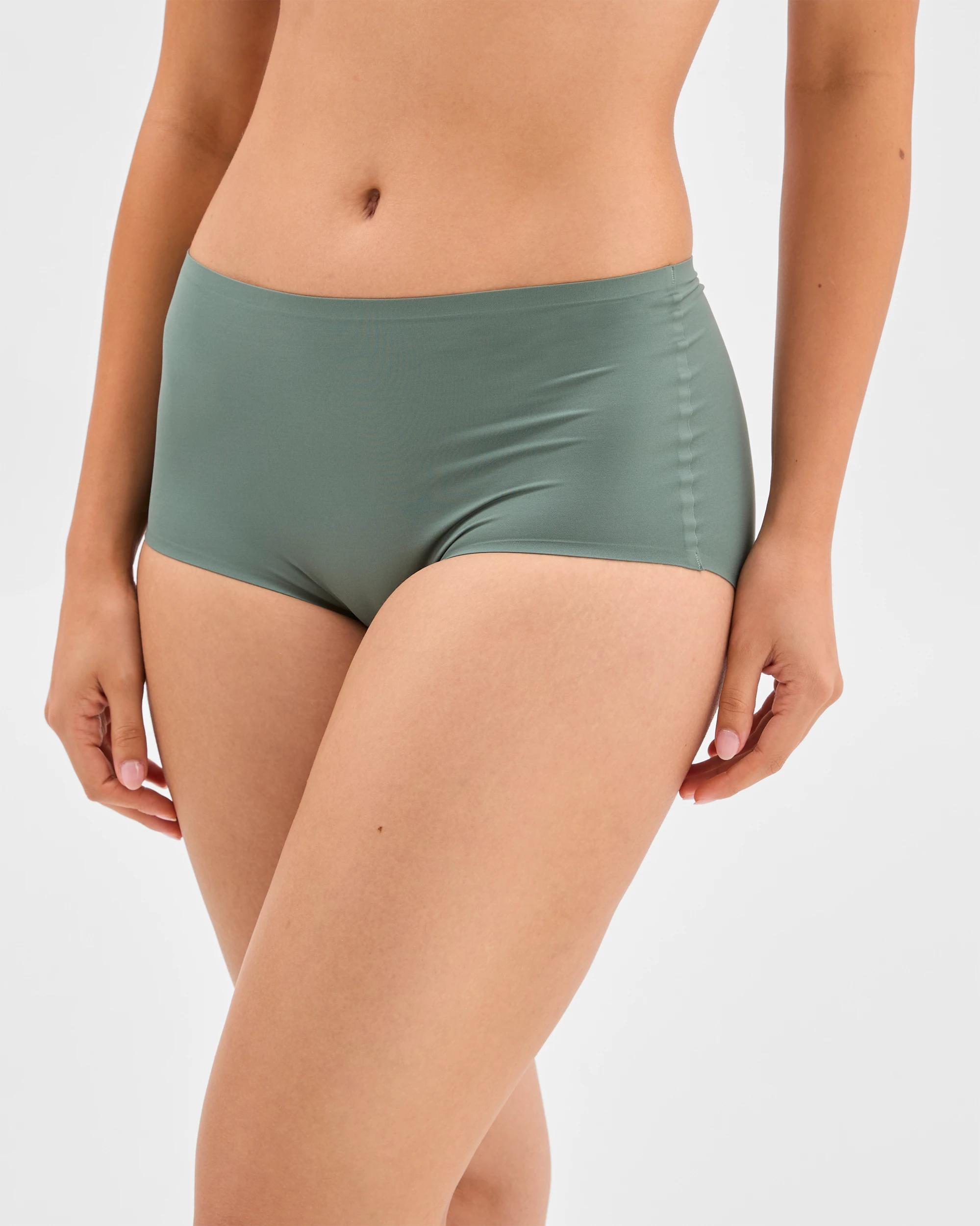 3 Target Woman Smooth Moves 2 Pack Bonded No Show Full Briefs BALSAM GREEN, 3 of 4