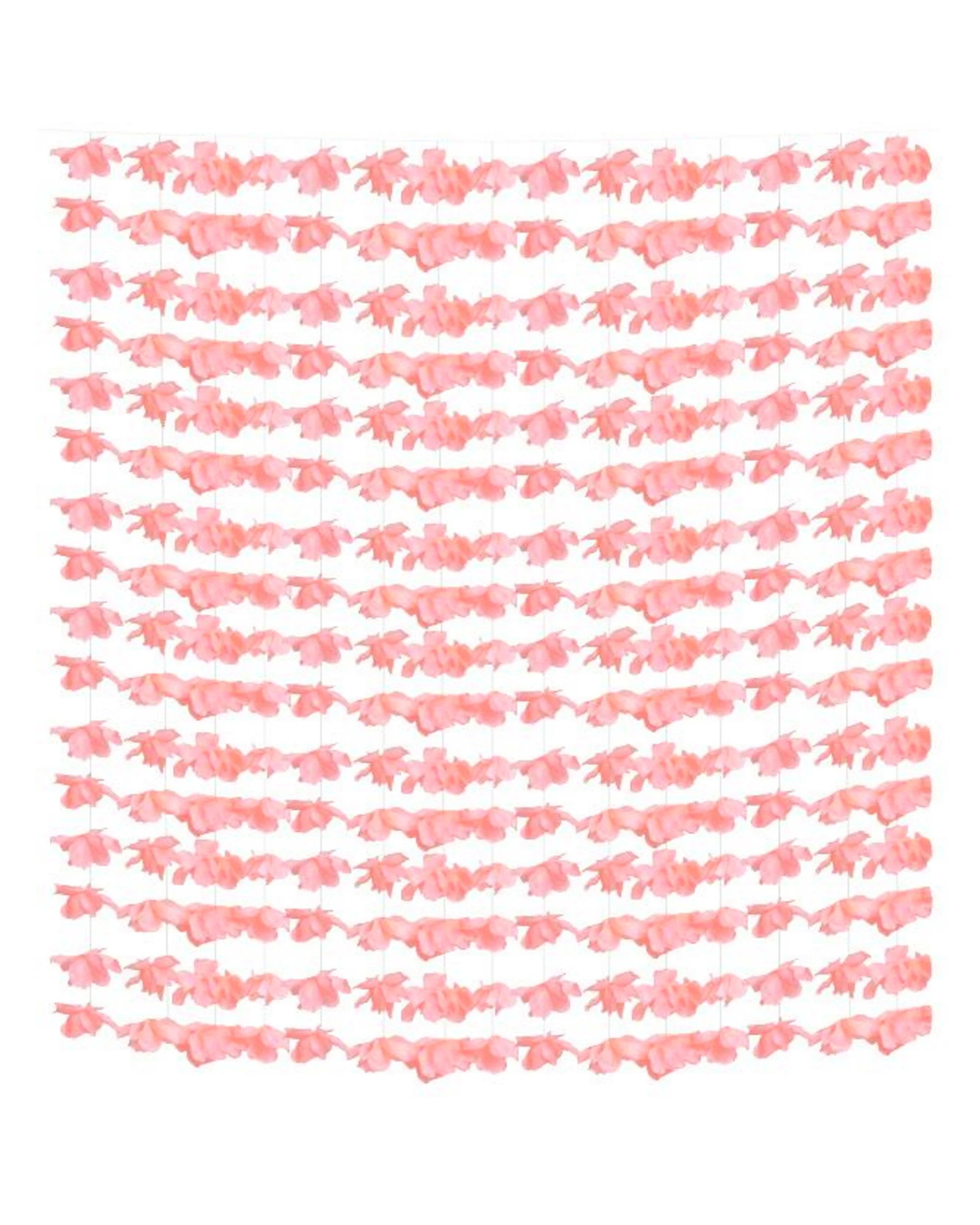 1 Party Maker Coral Fabric Flower Curtain, 1 of 3