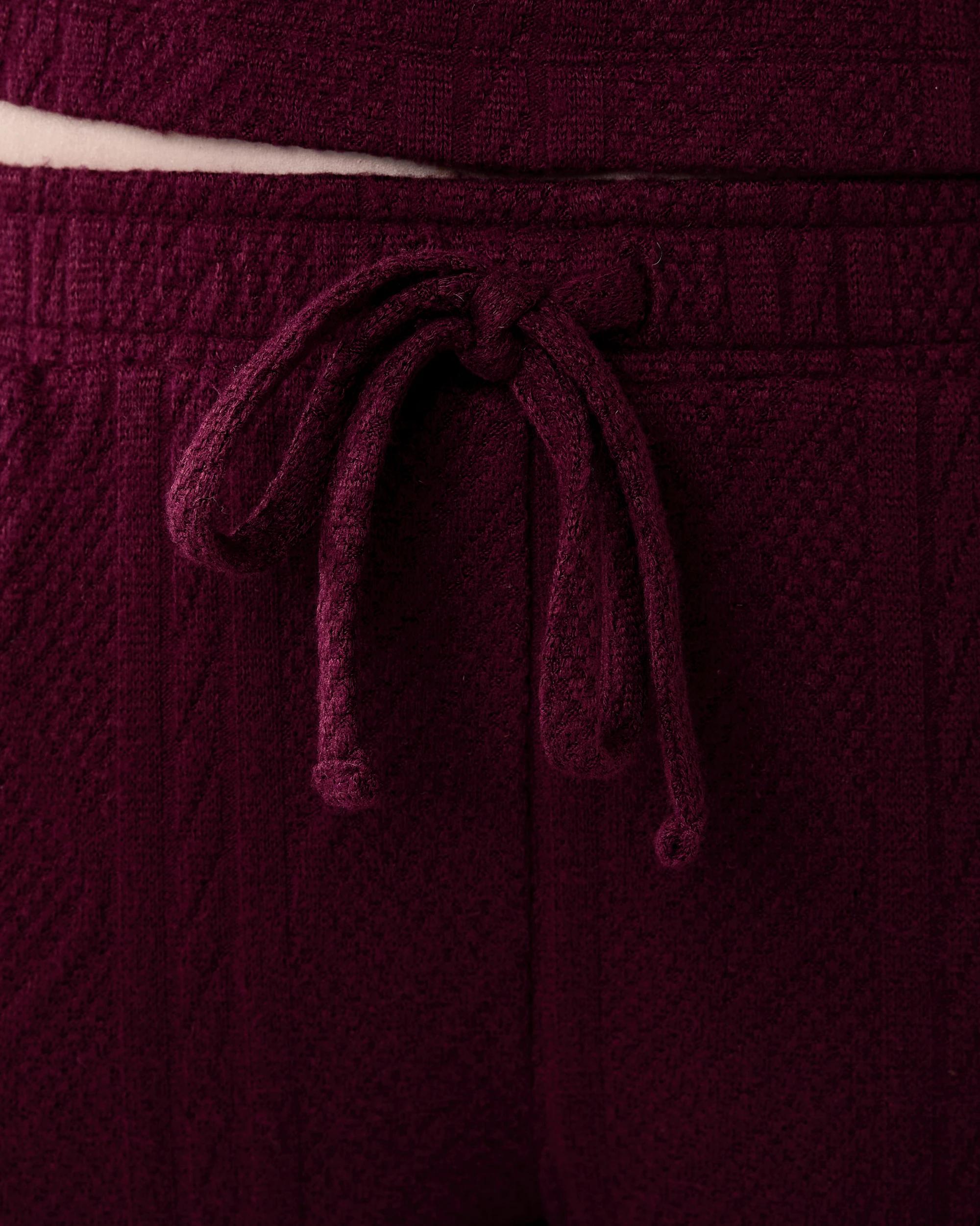4 Cable Lounge Pants Velvet Red, 4 of 7