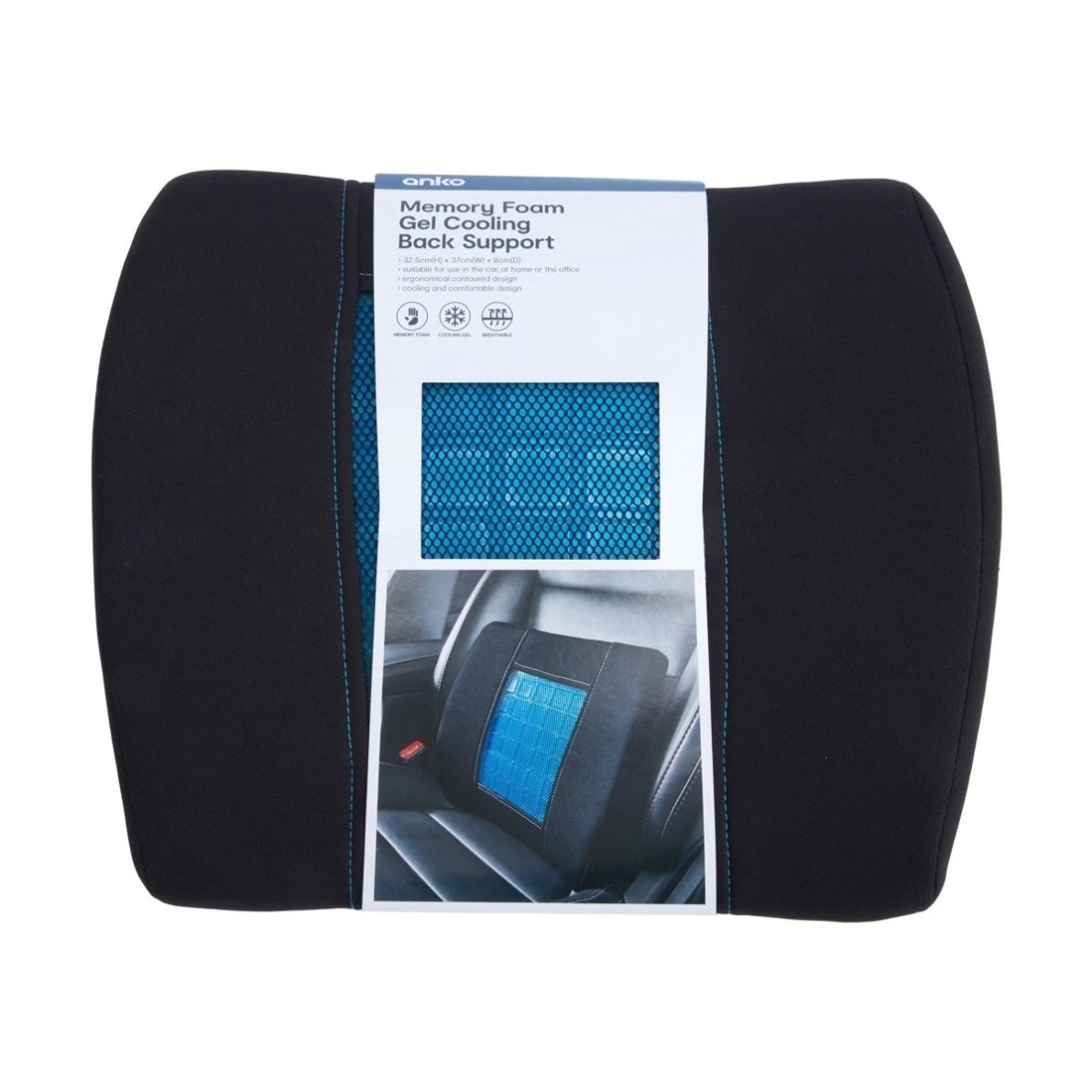 10 Memory Foam Gel Cooling Back Support, 10 of 10