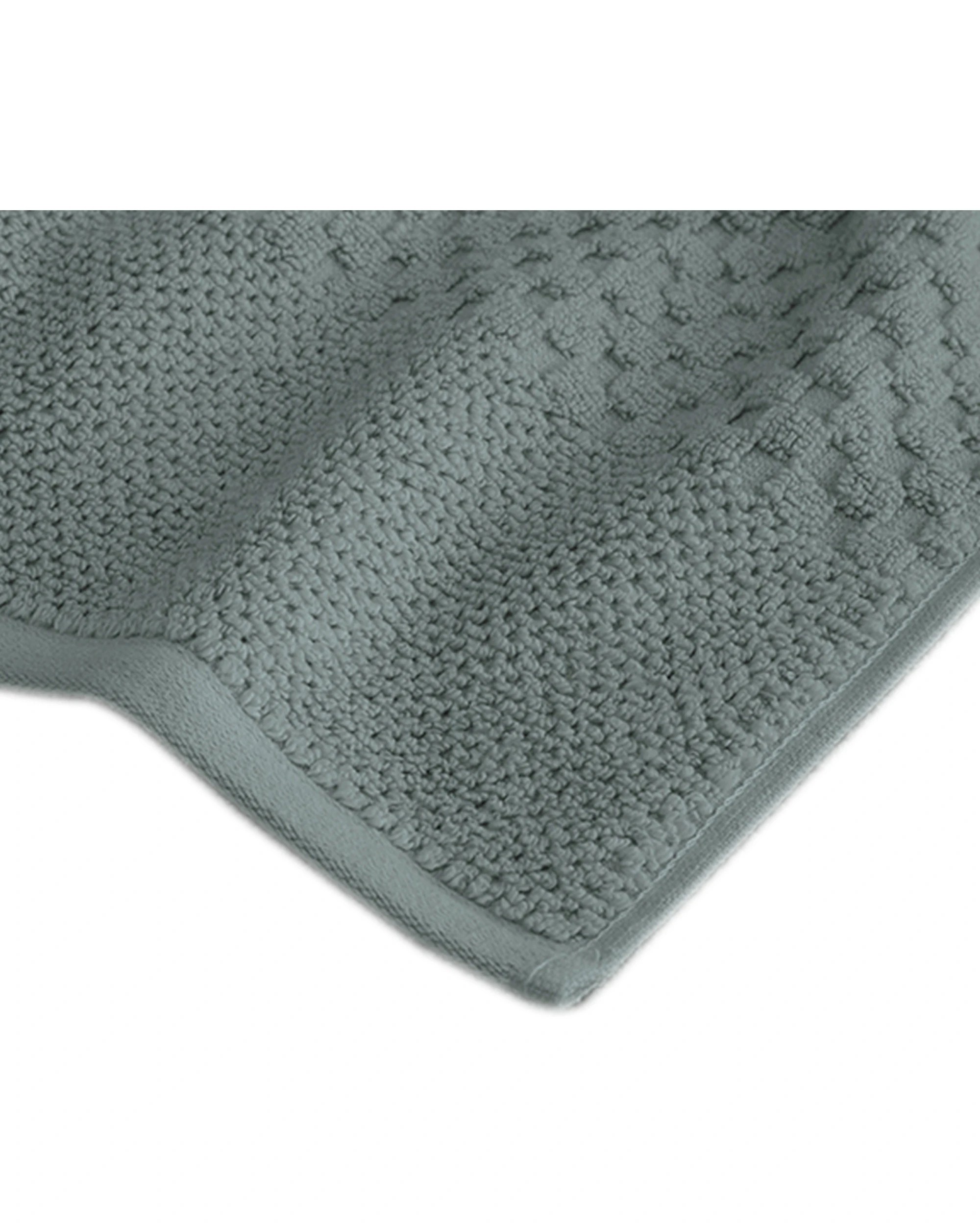 1 Algodon 100% Cotton Bathroom Hand Towel 40x70cm - Green, 1 of 3
