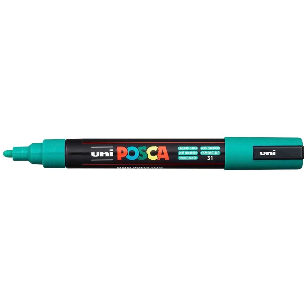1 POSCA PC 5M Paint Marker Emerald Green, 1 of 8