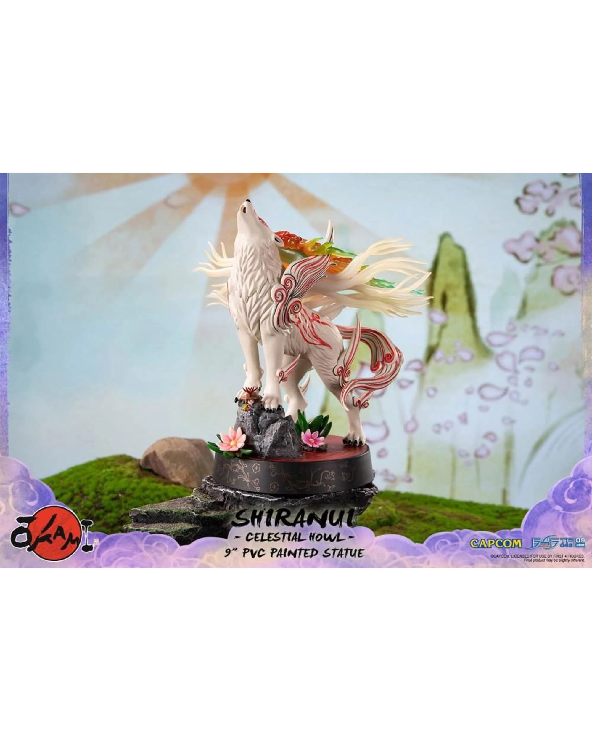 Okami Shiranui Celstial Howl 9 inch PVC Statue - Kmart