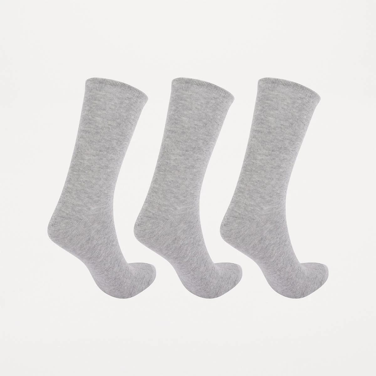 2 3 Pack Crew Socks SILVER MARLE, 2 of 3
