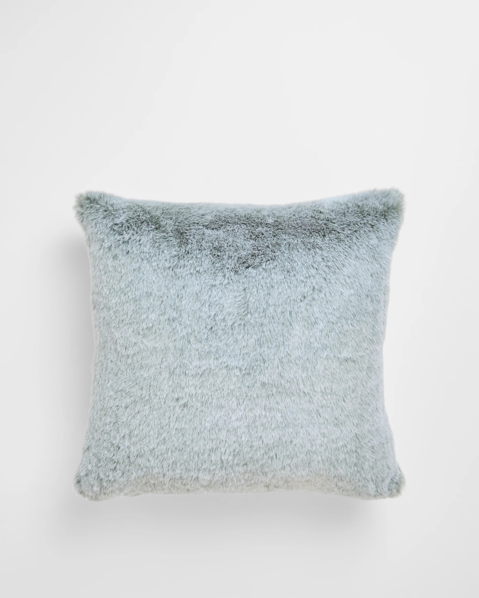1 Target Leo Faux Fur Cushion - Green, 1 of 2