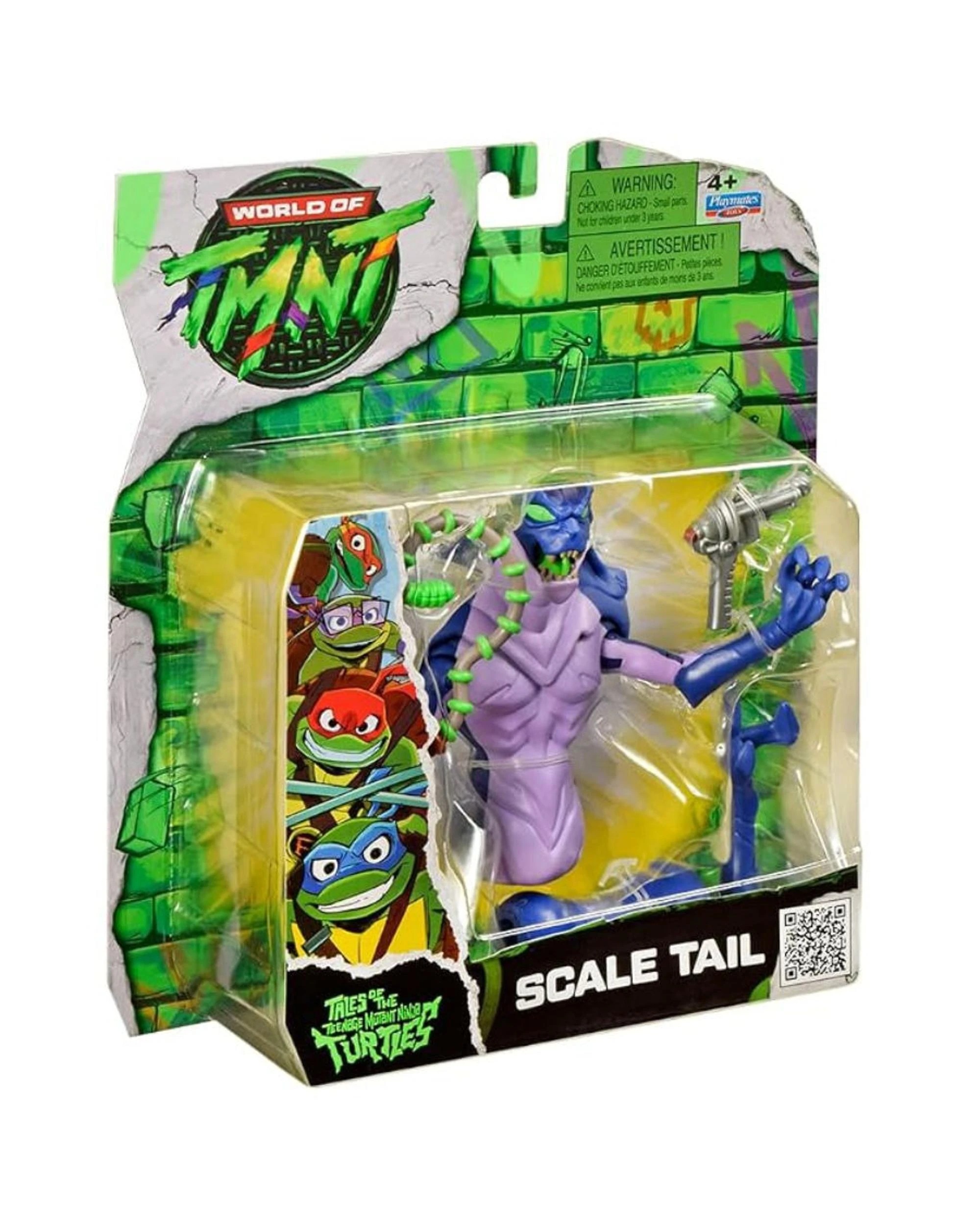 2 World of TMNT Tales of Teenage Mutant Ninja Turtles Mutanimals Scale Tail Figure, 2 of 4