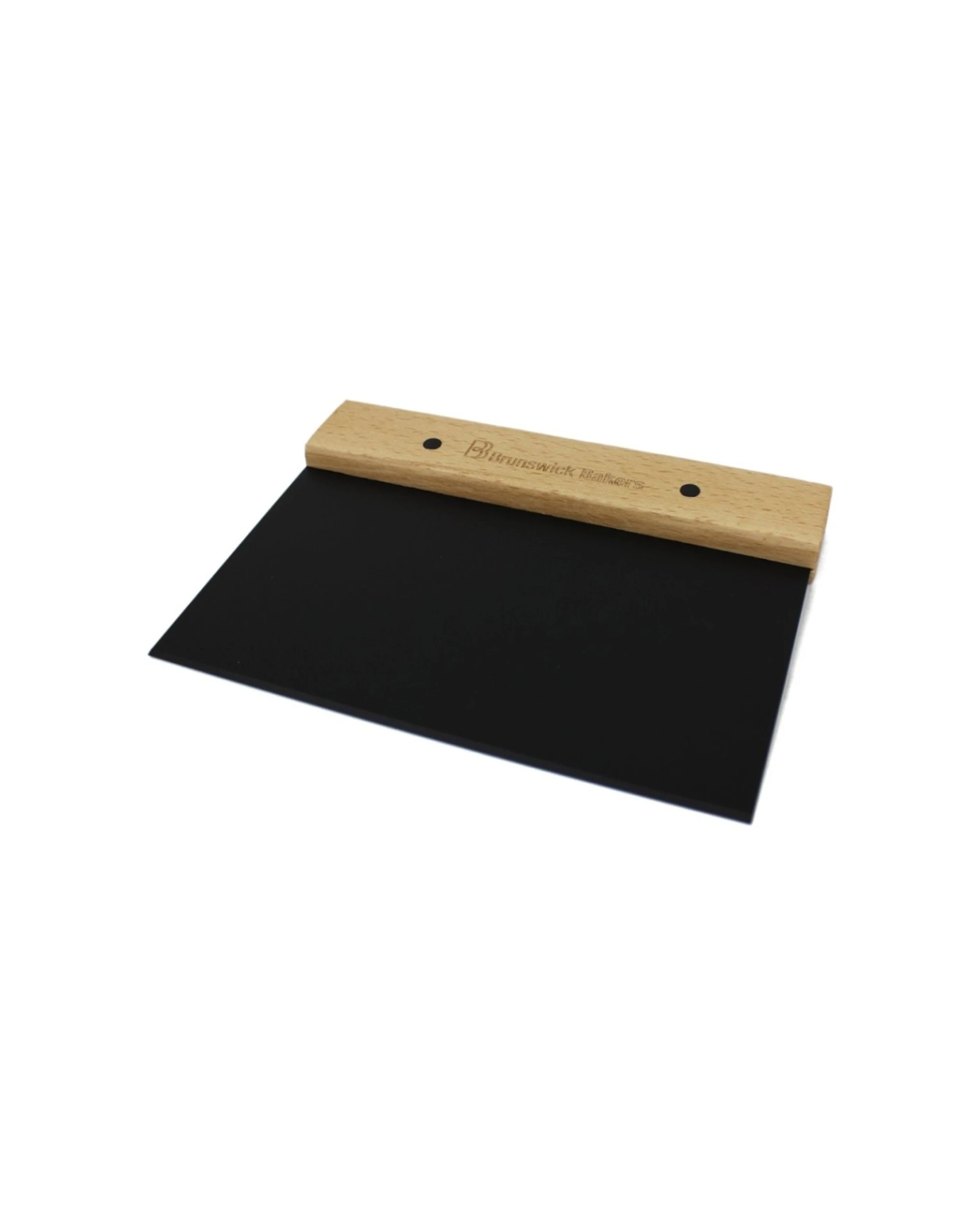 2 Brunswick Bakers Stainless Steel Dough Scraper Oak Handle Kitchen Tool - Black, 2 of 3