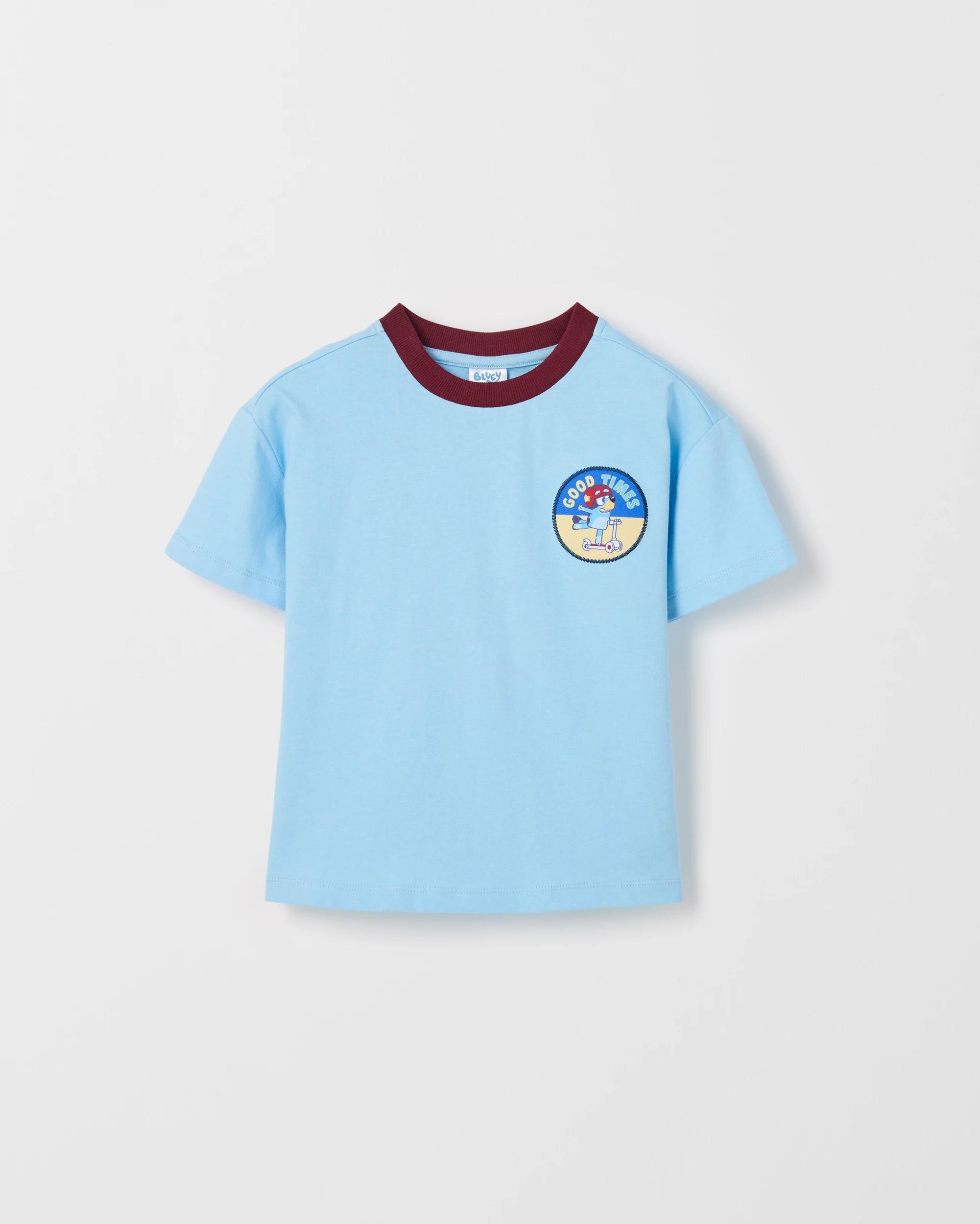 1 Bluey Australian Cotton T-Shirt BLUE, 1 of 3