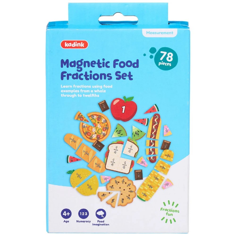 1 Kadink Magnetic Food Fractions Set, 1 of 3