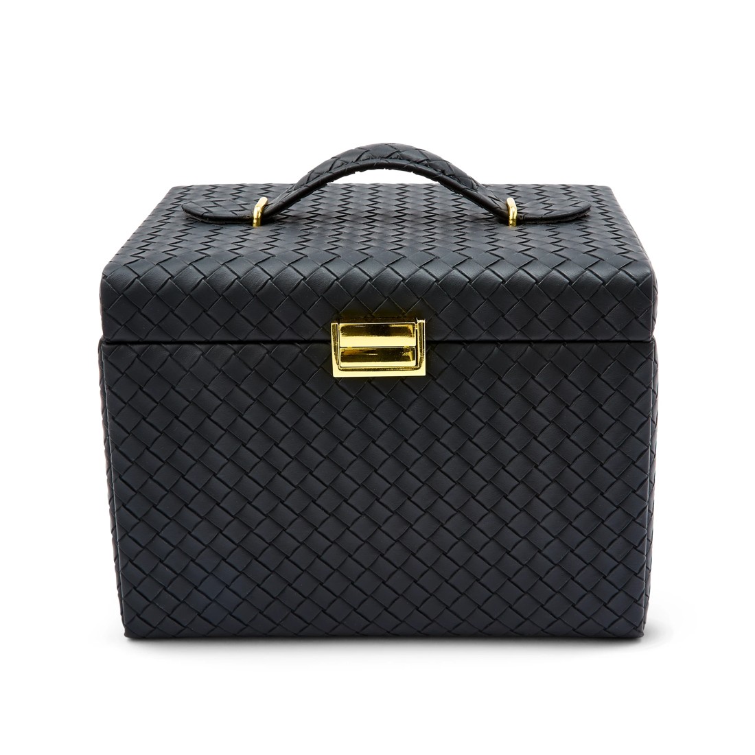 4 Black Weave Jewellery Case, 4 of 10