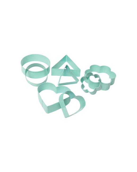 Wiltshire 8pc Creative Shaped Cookie Dough Biscuit Fruit Mould Cutters - Green