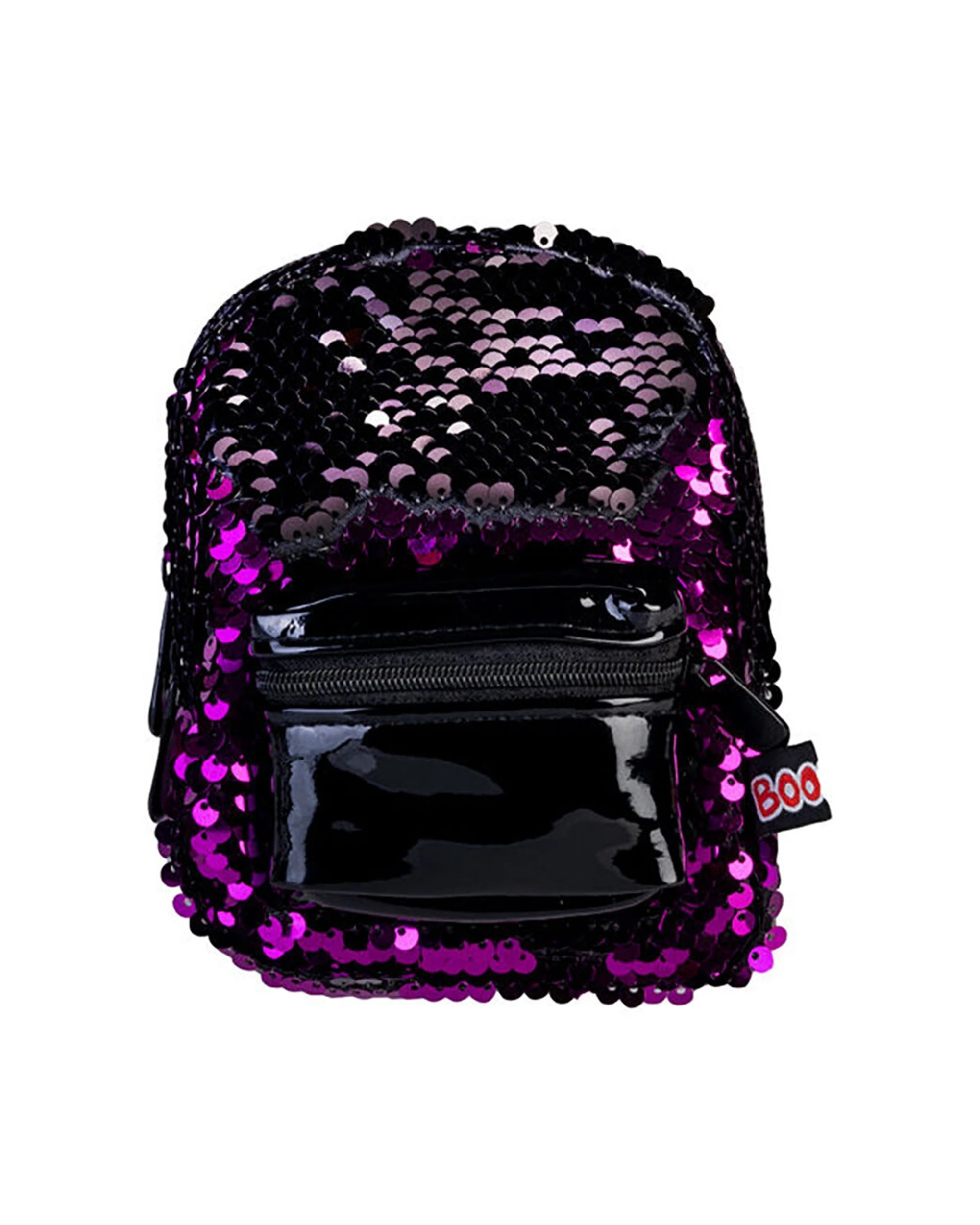 1 MDI BooBoo Kid's Backpack Mini's Sequin Mini Bag 11x13cm 3y+ - Purple, 1 of 5