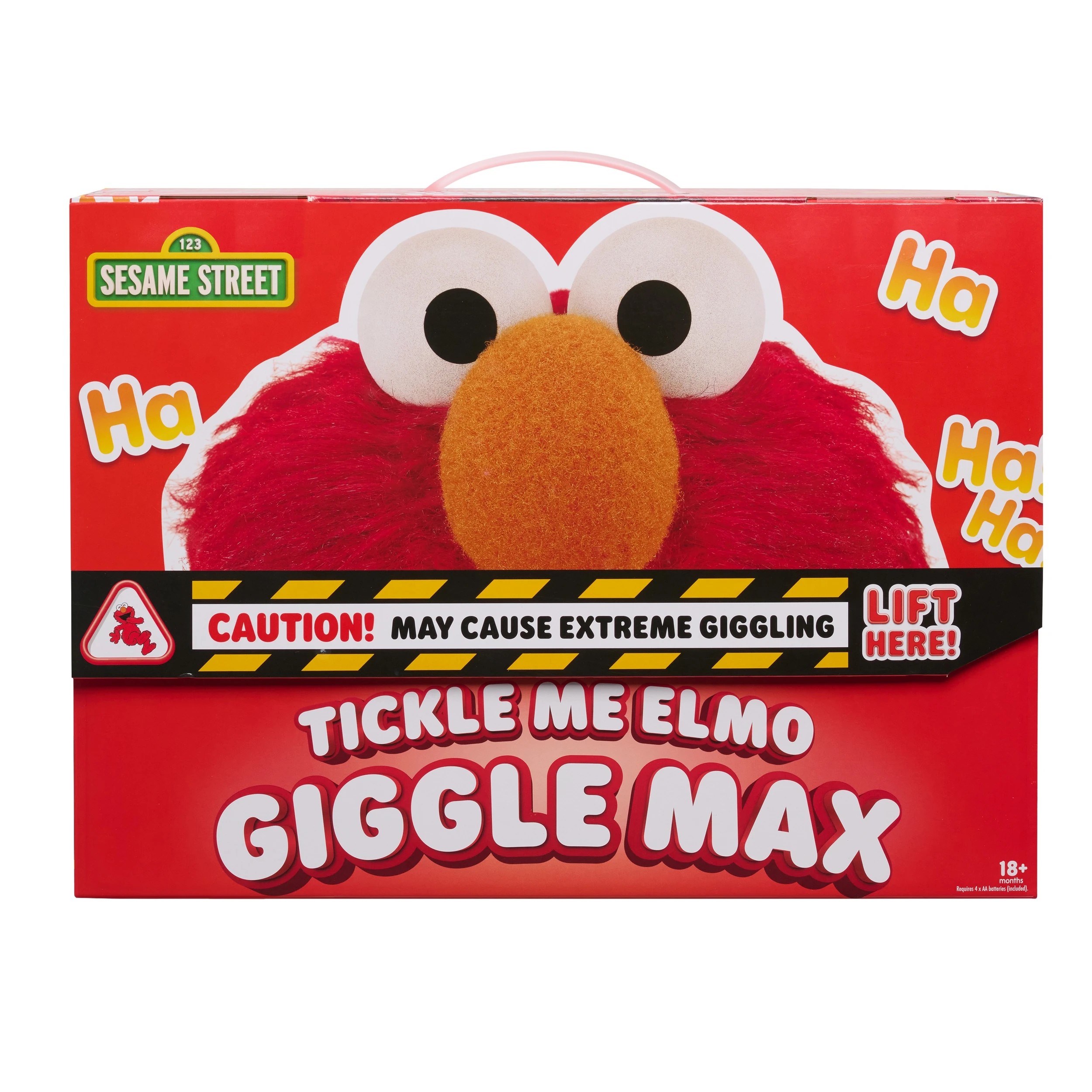 1 Sesame Street Tickle Me Elmo Giggle Max Plush Toy, 1 of 9