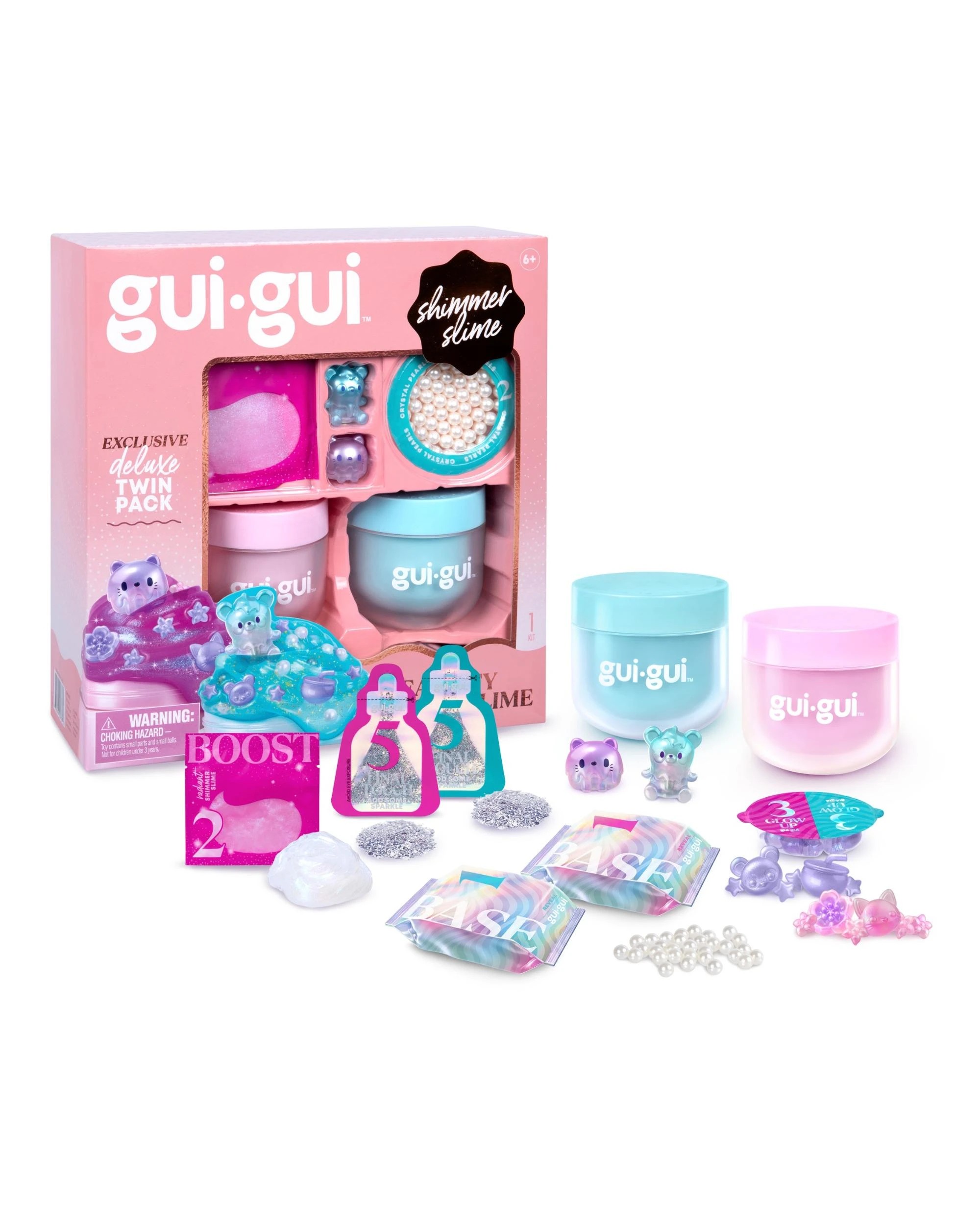 1 Gui Gui Shimmer Deluxe Duo Slime Pack, 1 of 6