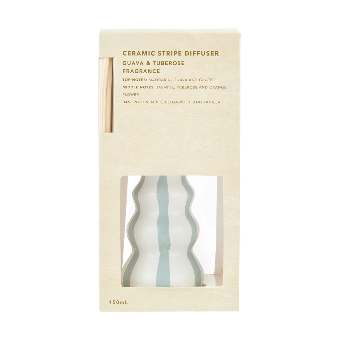 5 Ceramic Stripe Diffuser 150ml, 5 of 8