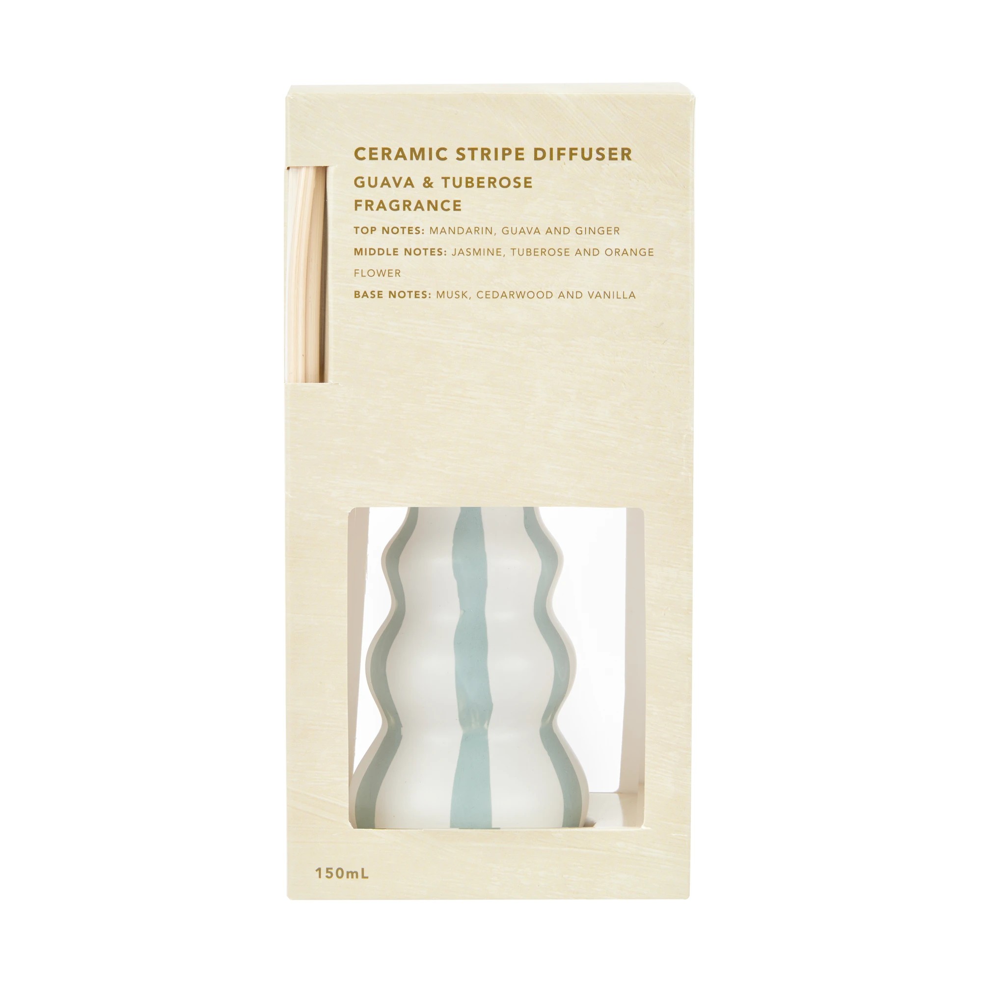 5 Ceramic Stripe Diffuser 150ml, 5 of 8