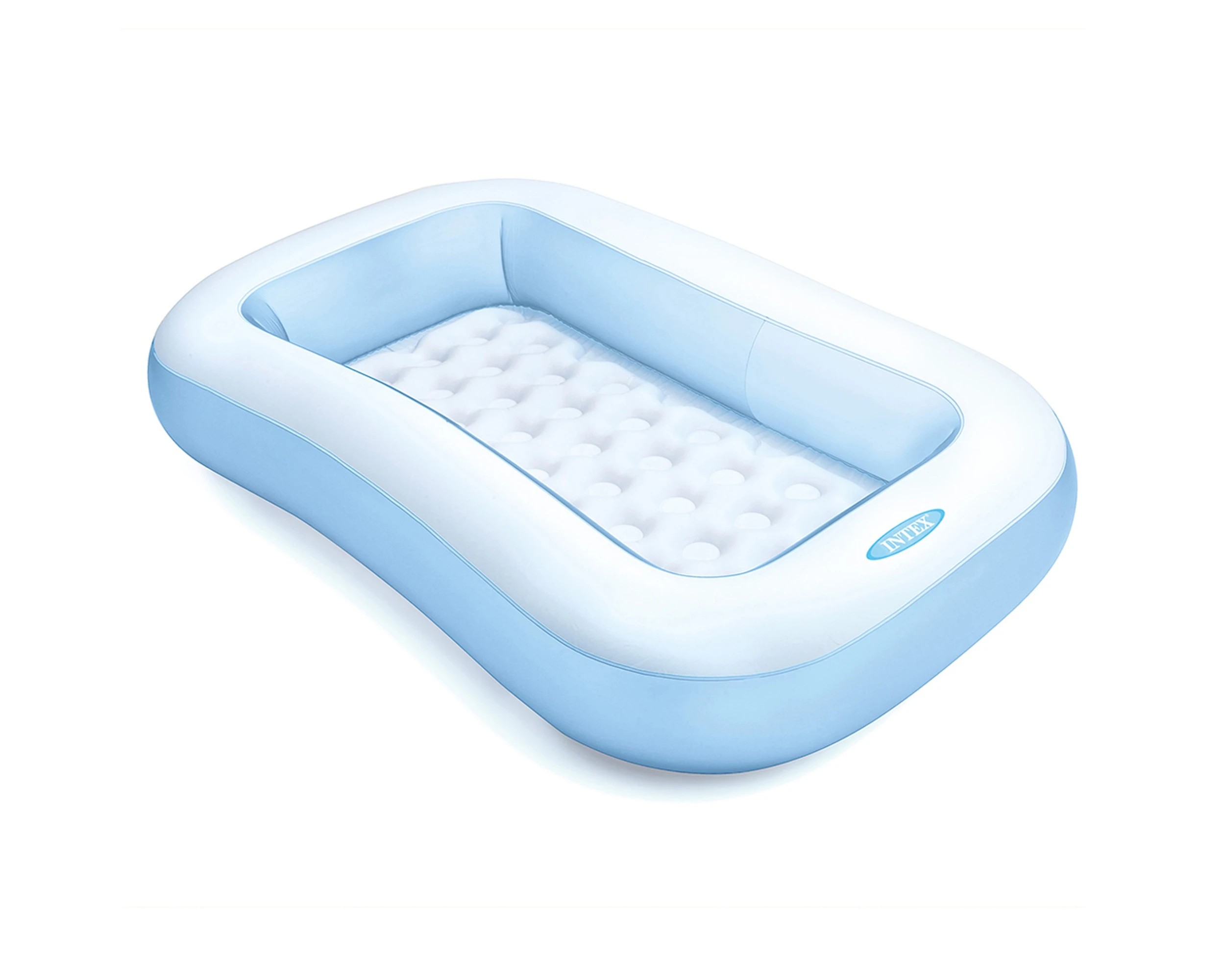 1 INTEX Childrens Inflatable Pool Vinyl 166cm Rectangular 102L Repair Patch - Blue, 1 of 2