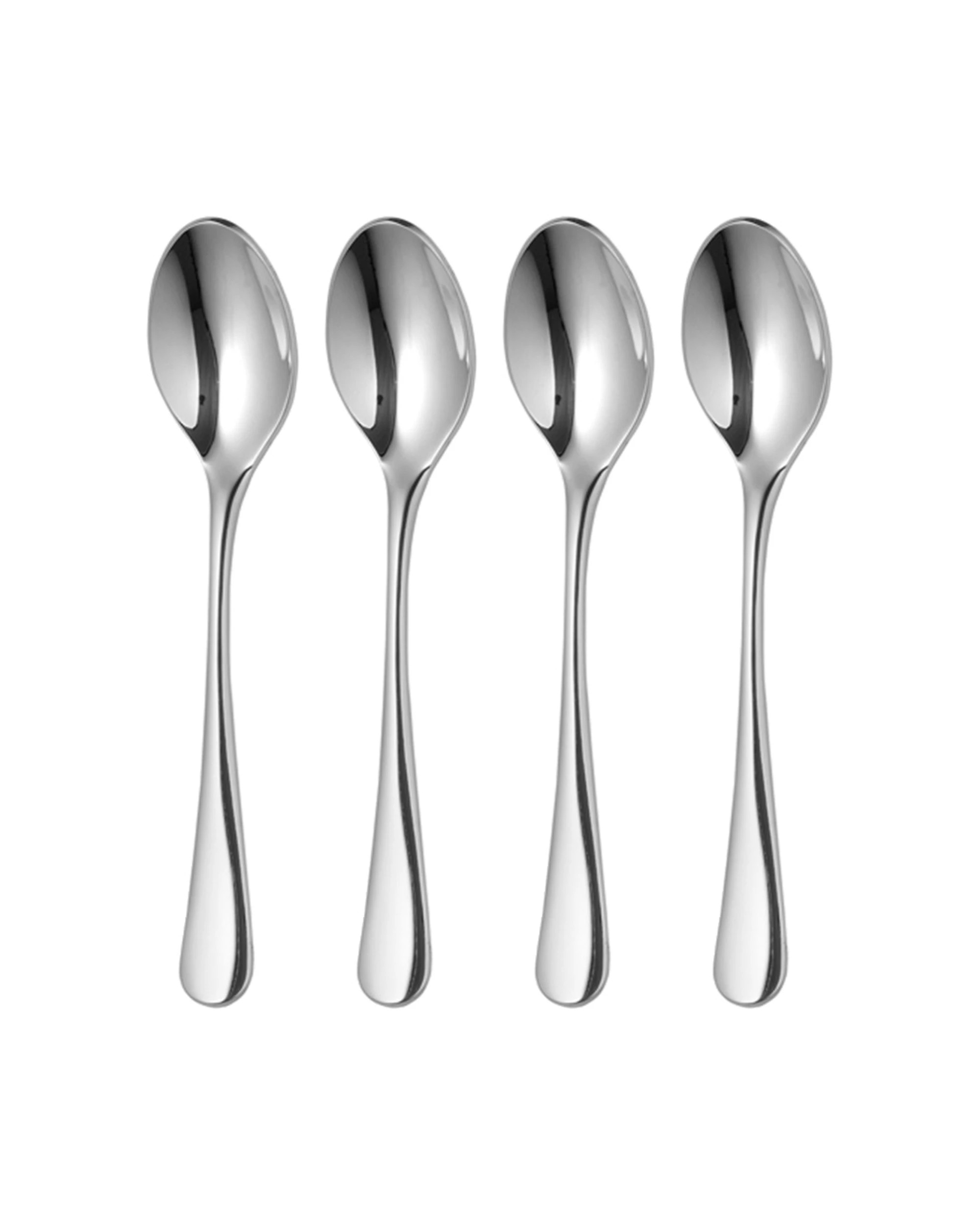 1 Robert Welch 4x Radford Utensils Collection Espresso Coffee Spoon Stainless Steel - Silver, 1 of 2