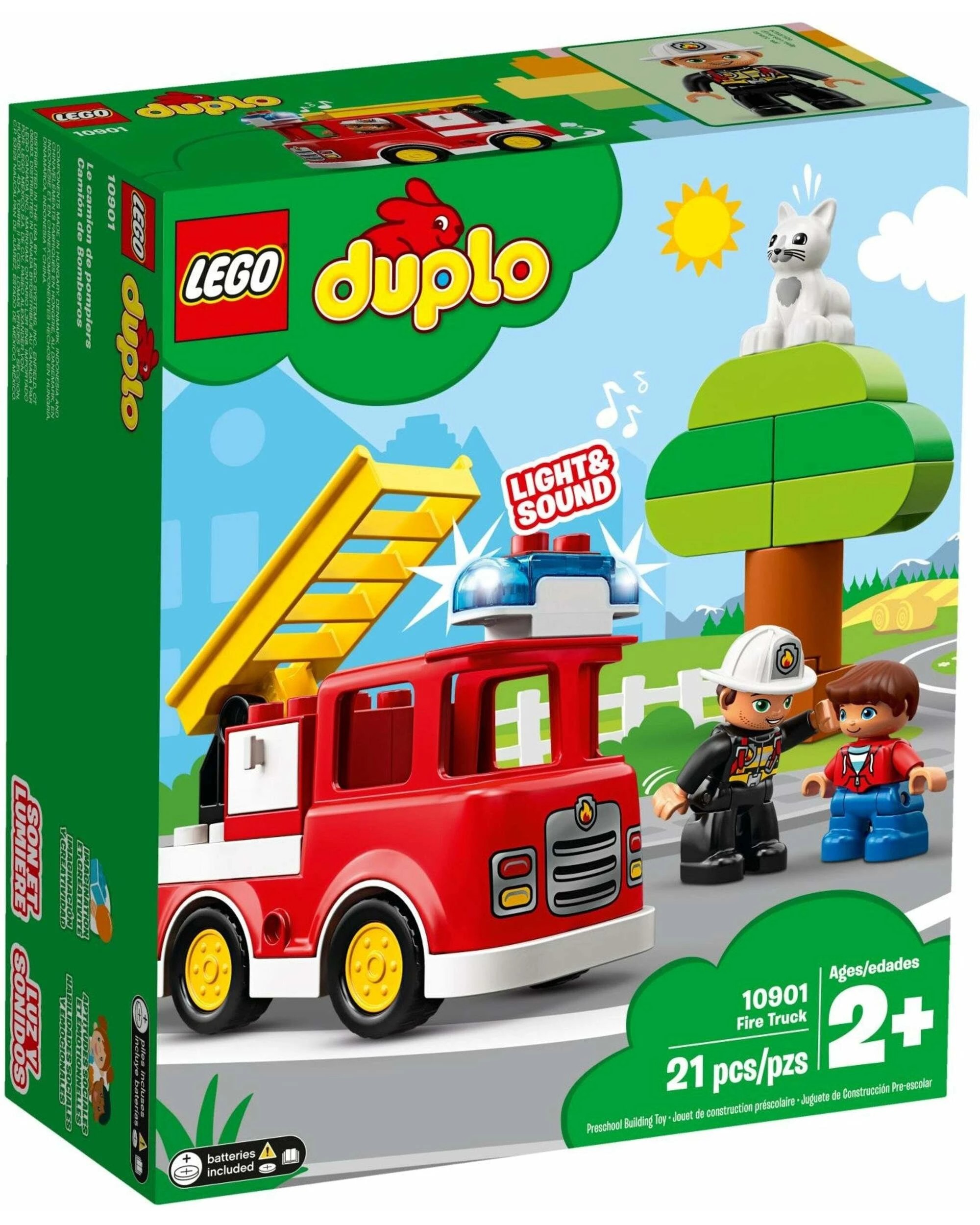1 LEGO 10901 Fire Truck with Lights & Sounds for Toddlers, 1 of 5