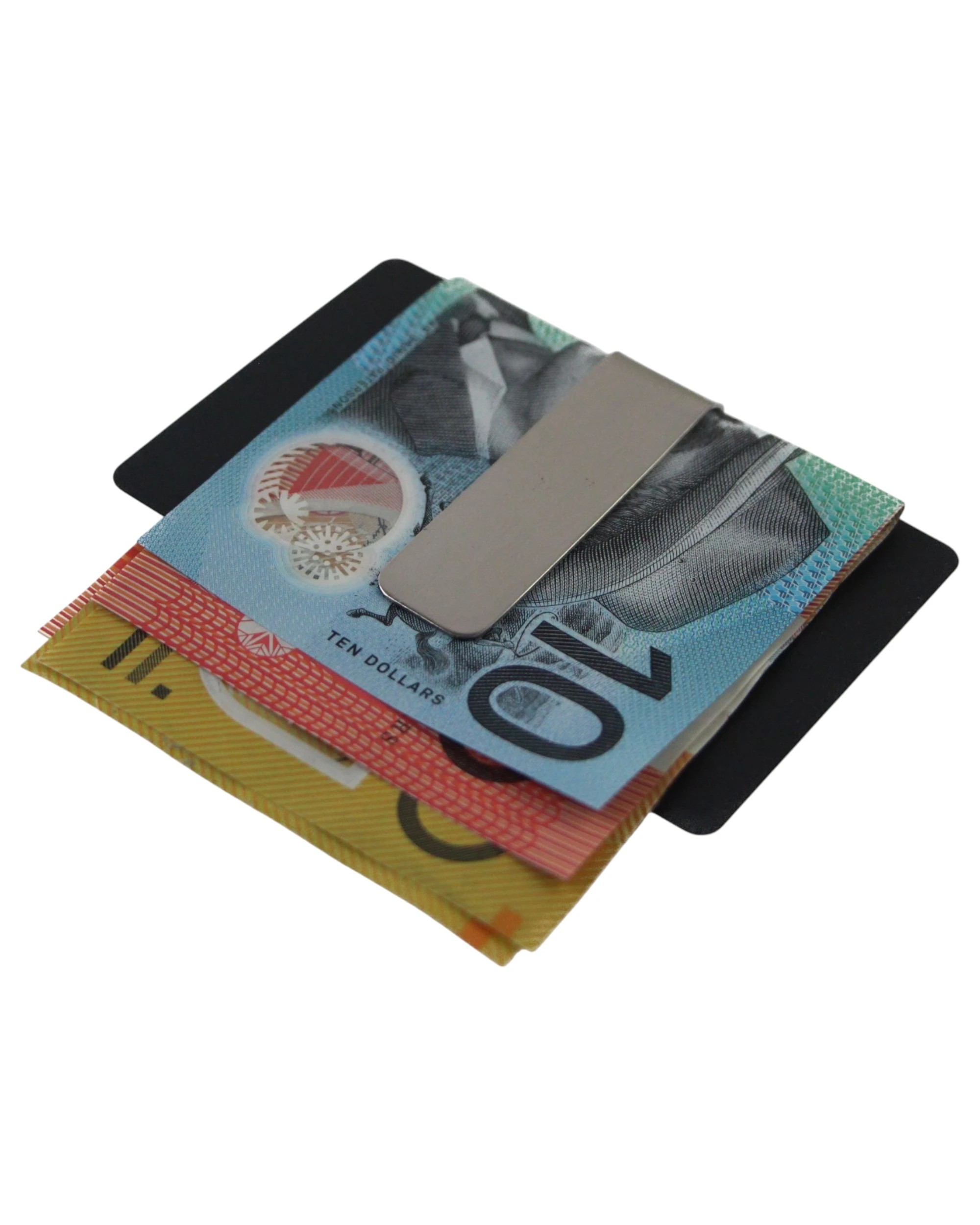 3 Zasel Mens 1.5cms Wide Solid Money Clip - Silver, 3 of 4
