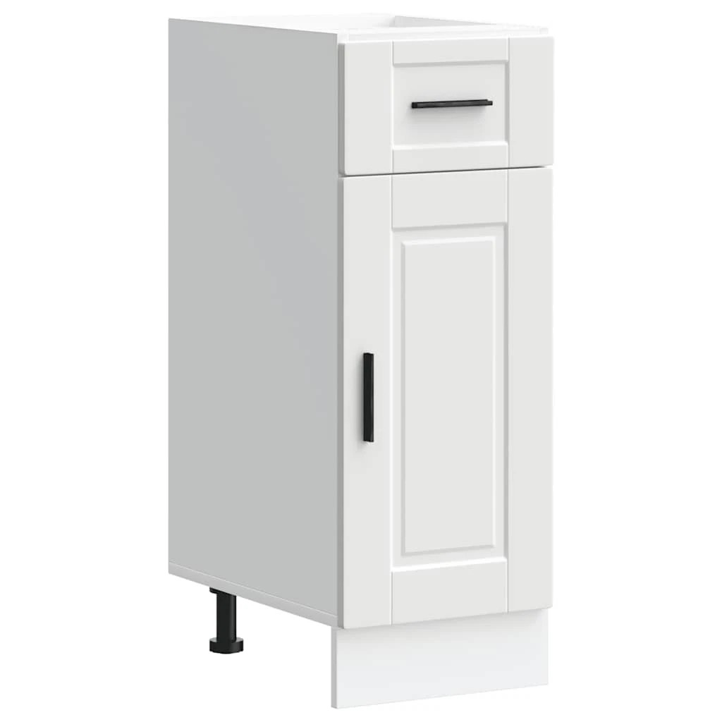 1 vidaXL Wooden Dishwasher Panel Ample Storage - White, 1 of 9