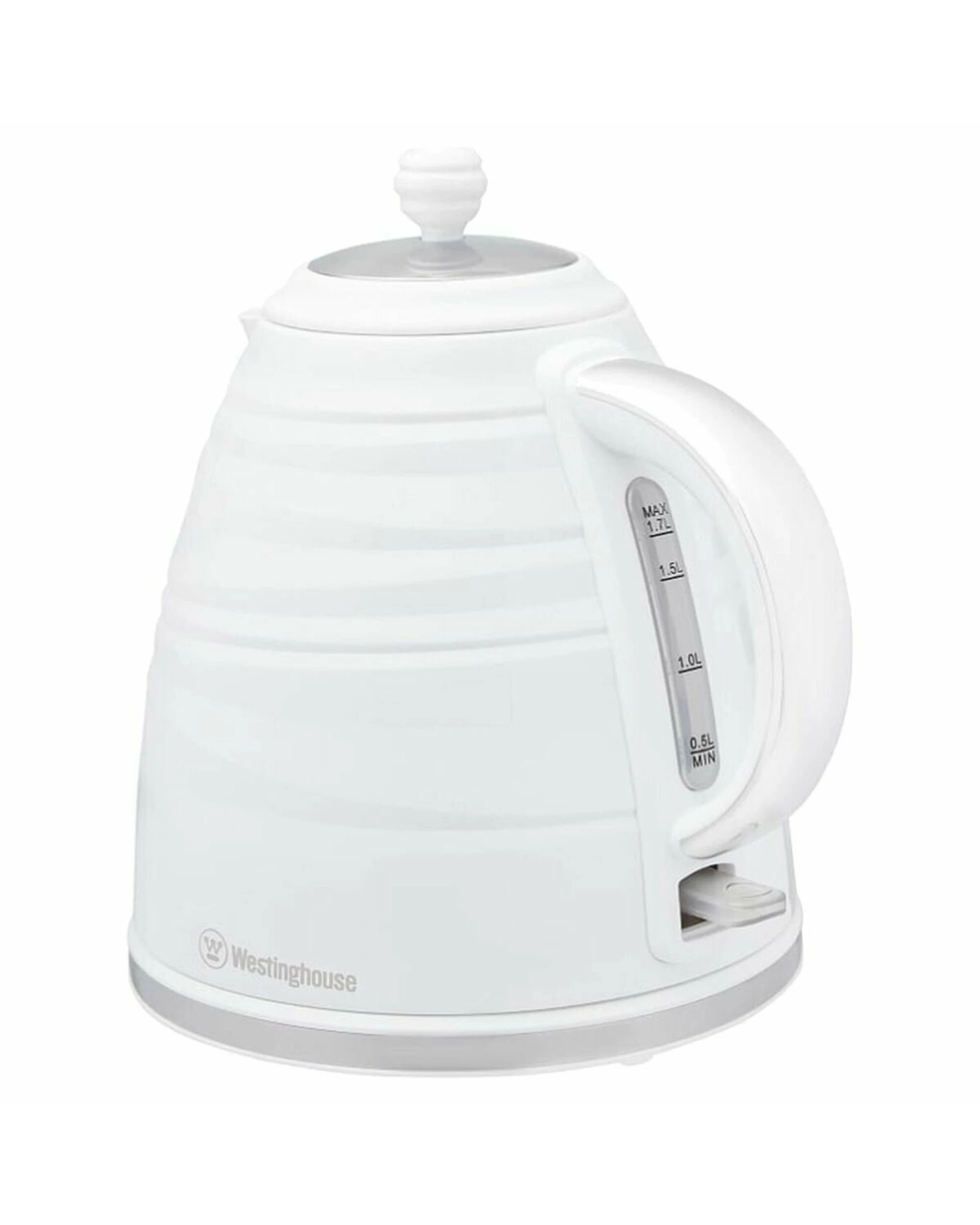 4 Westinghouse Kettle & Toaster Pack - White Stripe - WHITE, 4 of 5