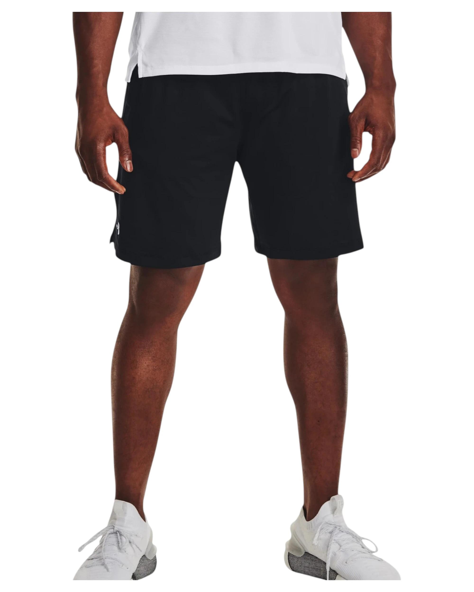 6 Under Armour Mens Tech Vent Black Running Shorts Black, 6 of 7