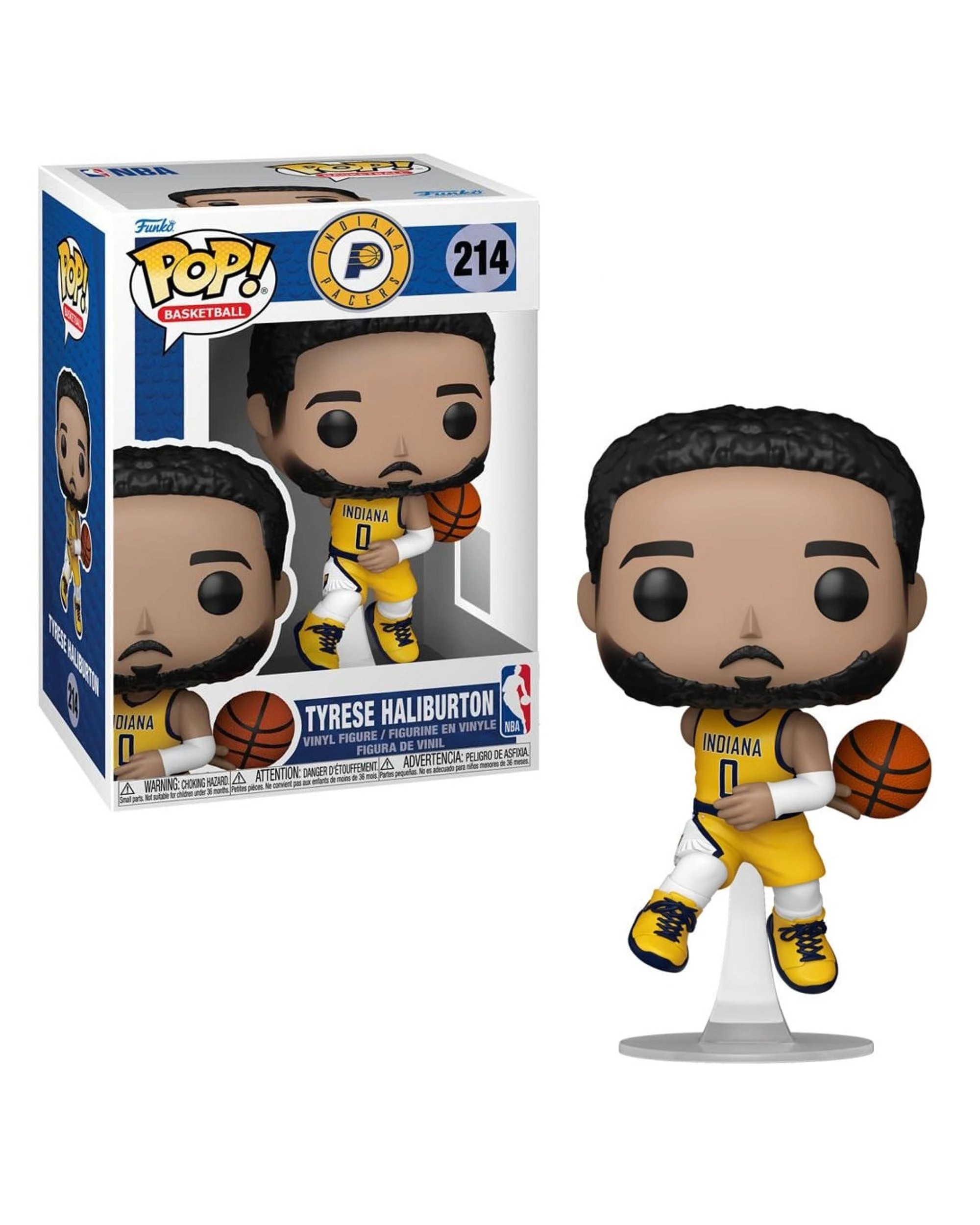 1 NBA Indiana Pacers Tyrese Haliburton Funko POP! Vinyl, 1 of 3