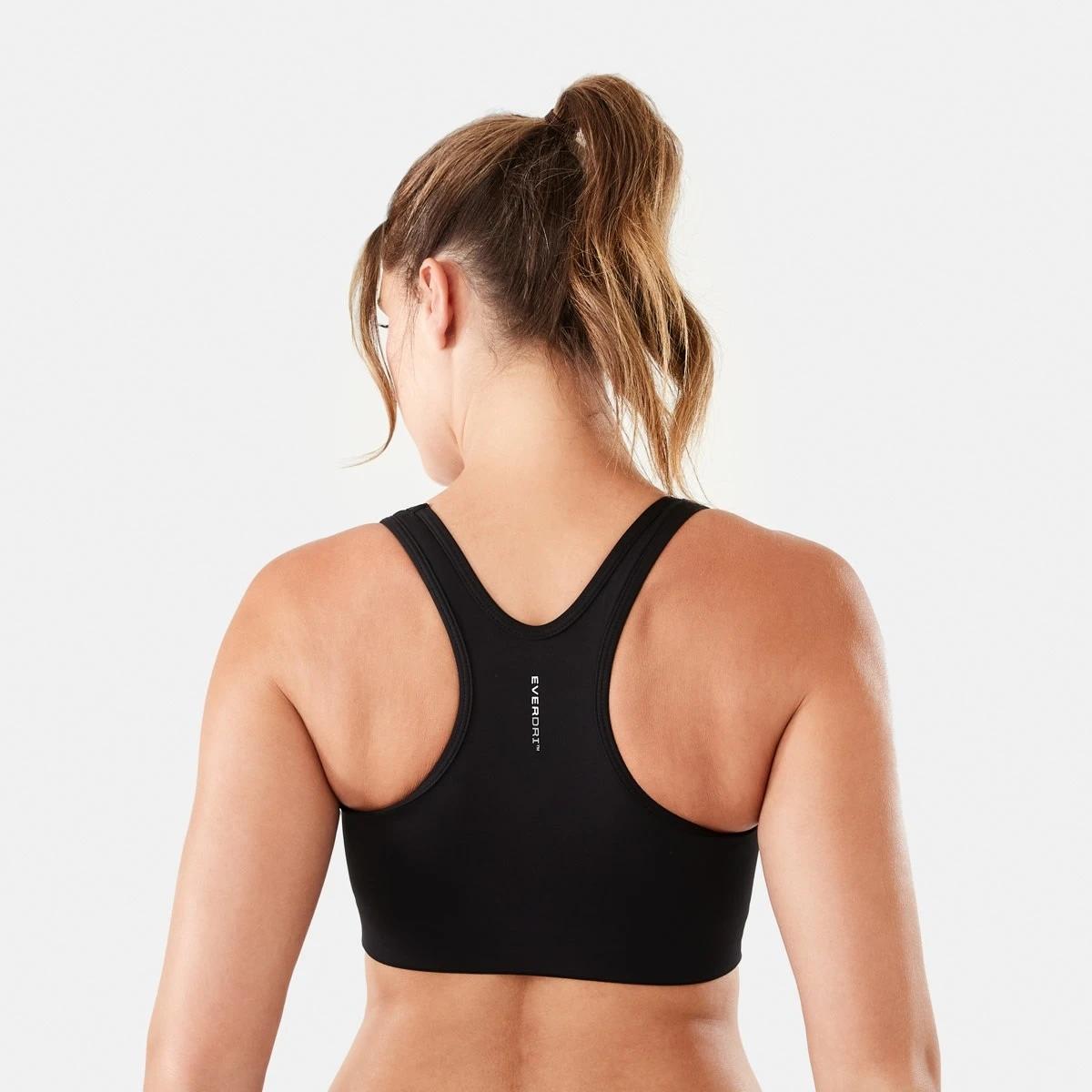 3 Everlast Womens Racer Back Crop Top EVERLAST BLACK, 3 of 8