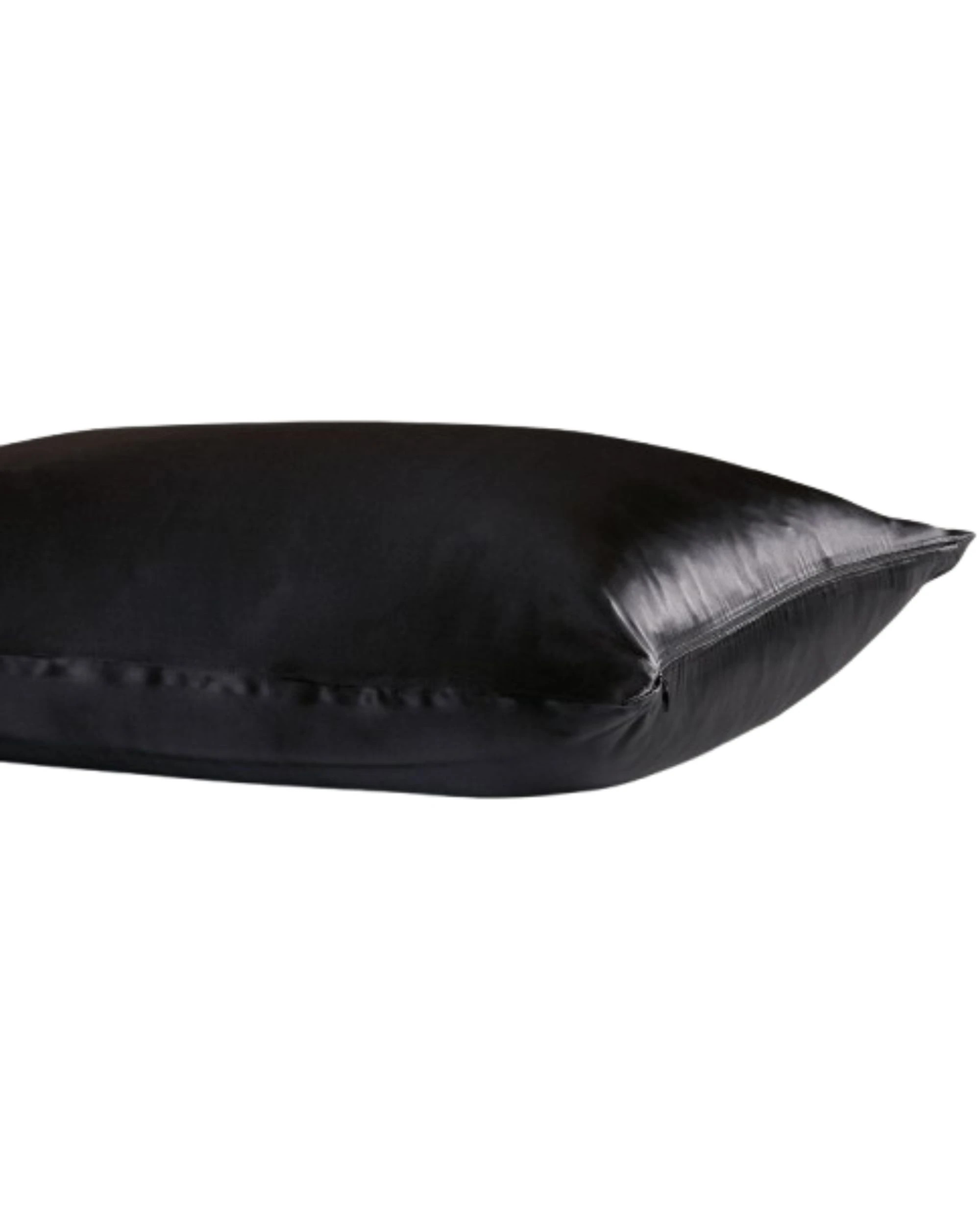 2 Gioia Casa Mulberry Silk Pillowcase Soft Hypoallergenic - Black, 2 of 4