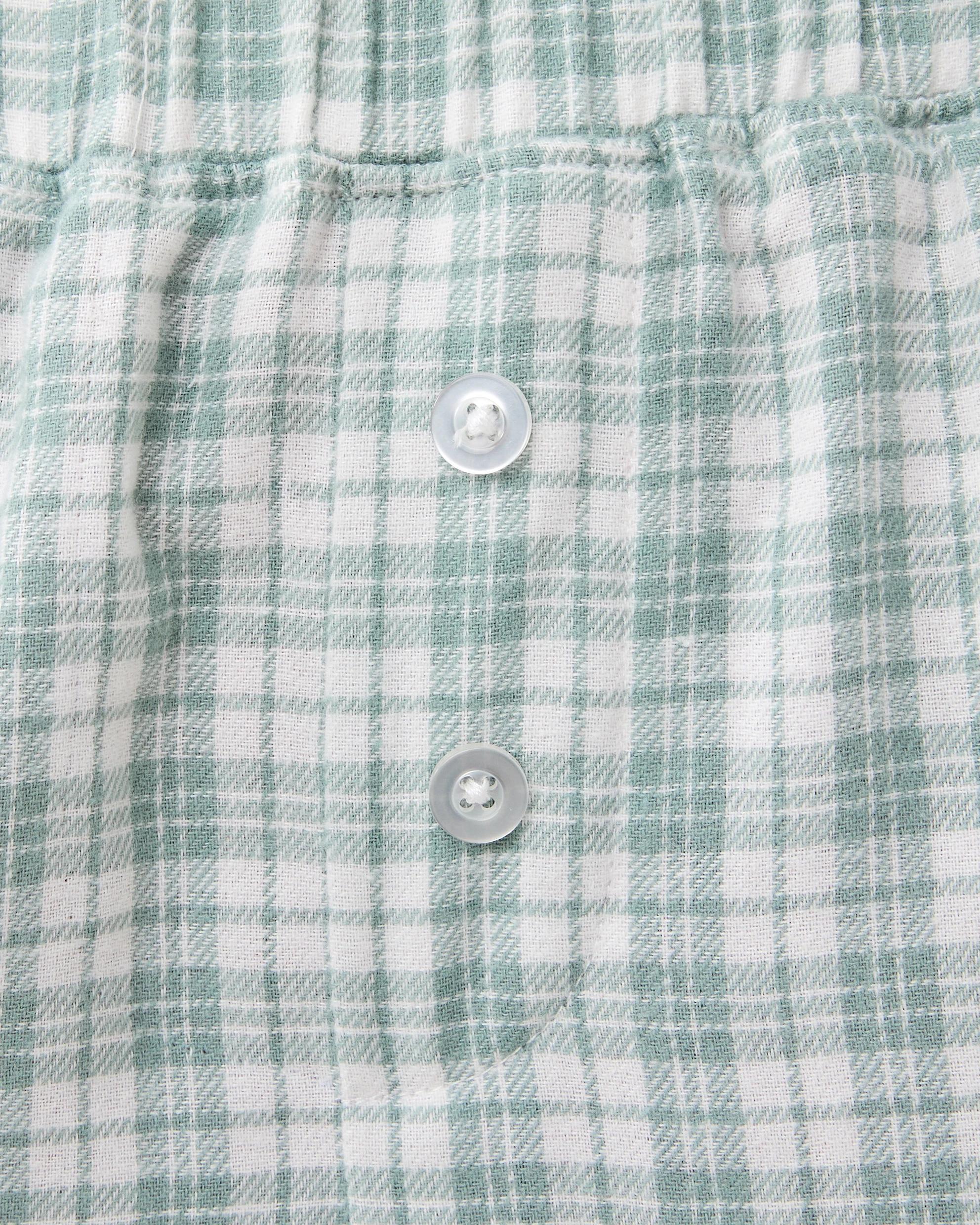 5 Boyfriend Flannel Pants Grn Check, 5 of 6