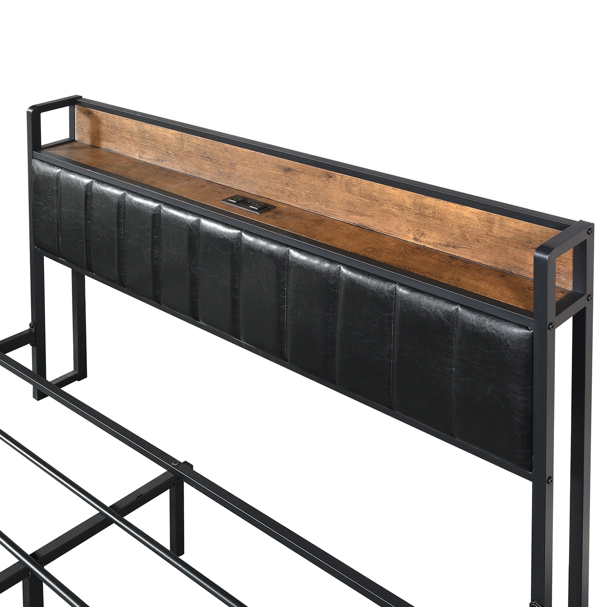 4 Levede Usb Port Bed Frame - Queen, 4 of 4