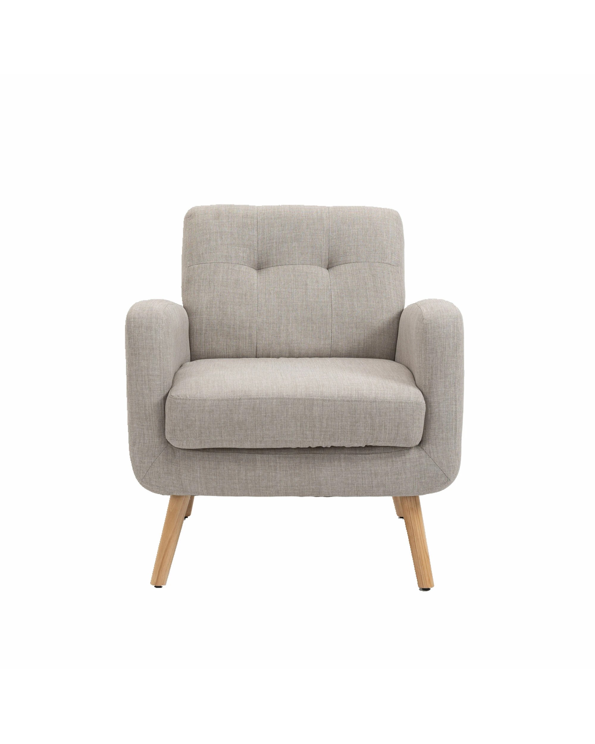 1 IHOMDEC Tub Armchair - Grey - Grey, 1 of 10
