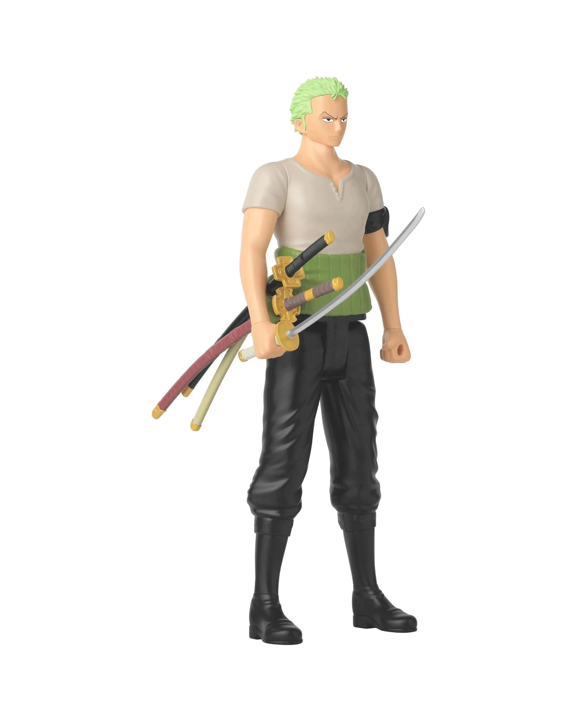 6 Bandai Anime Heroes MEGA One Piece Roronoa Zoro 12 inch Action Figure, 6 of 7