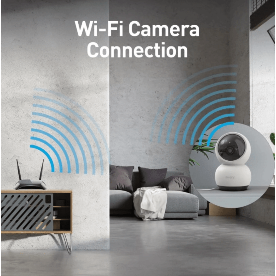 7 Swann EVO 2K Indoor Pan Tilt Wi-Fi Camera, 7 of 8