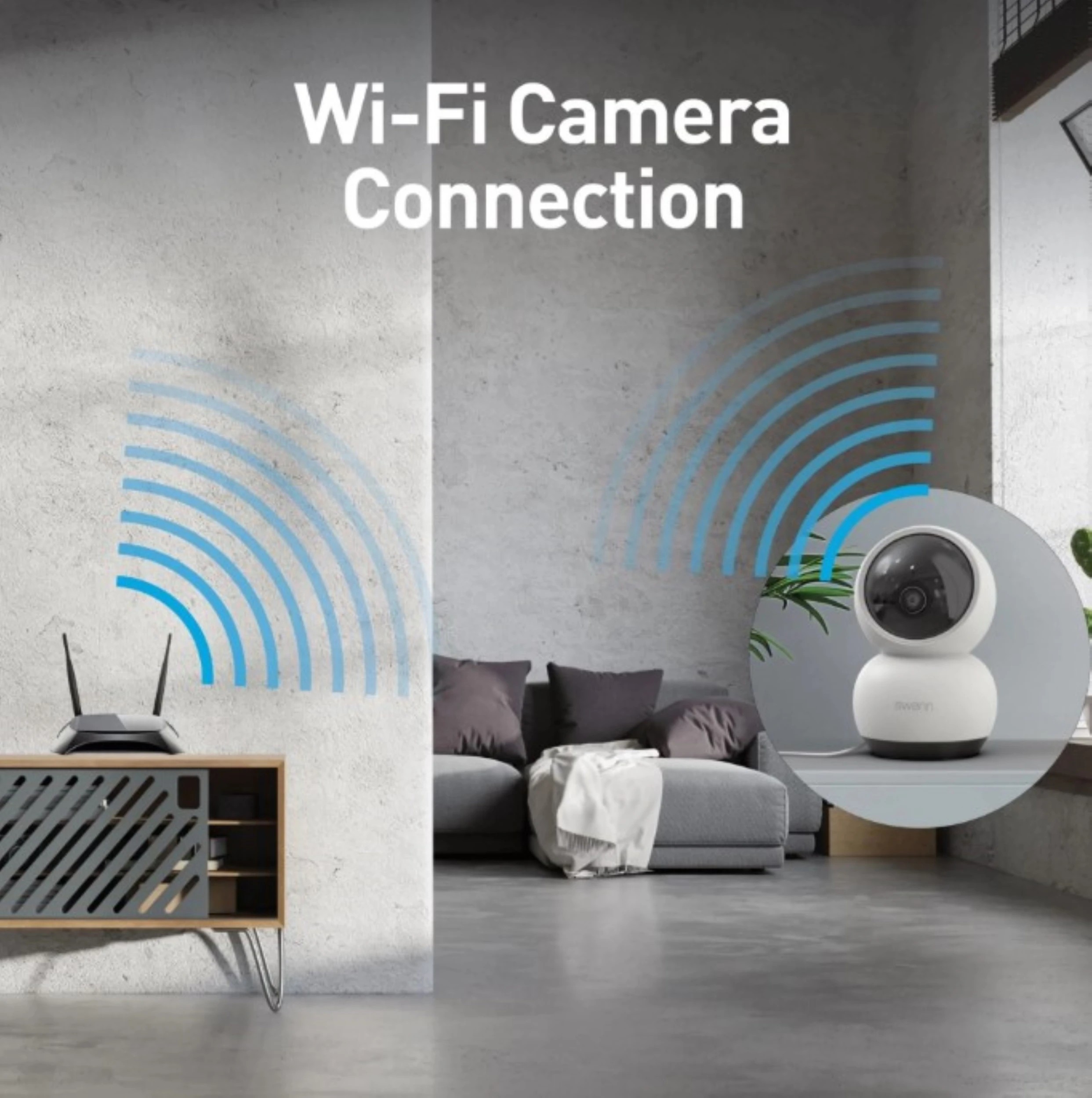 7 Swann EVO 2K Indoor Pan Tilt Wi-Fi Camera, 7 of 8