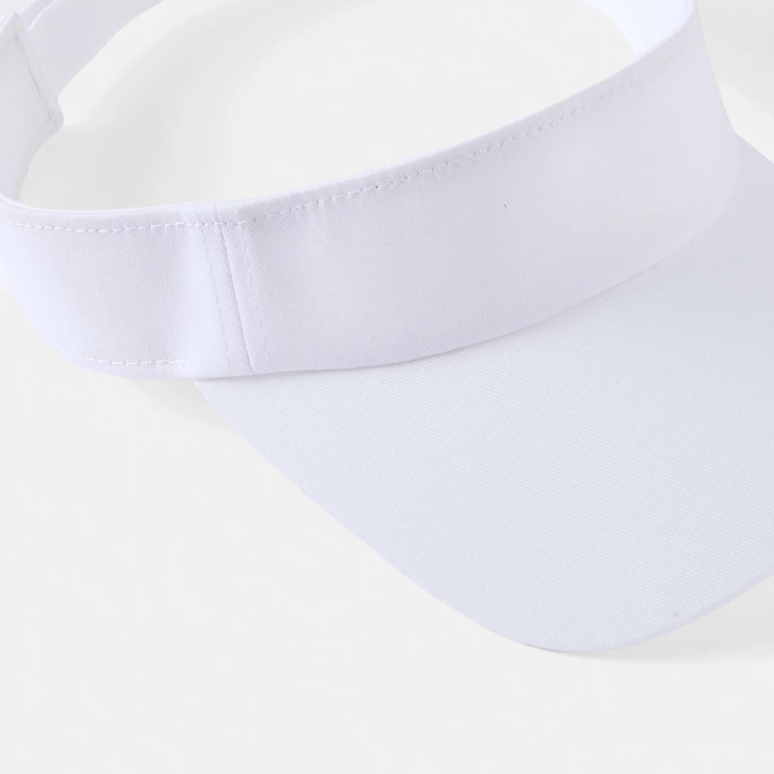 3 Basic Twill Visor WHITE, 3 of 3