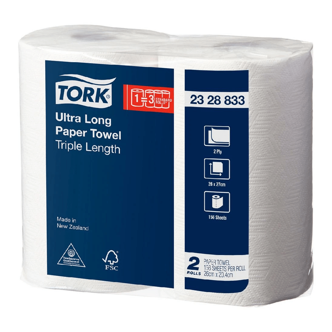 1 Tork Ultra Long Kitchen Towel Roll 2 Pack, 1 of 1