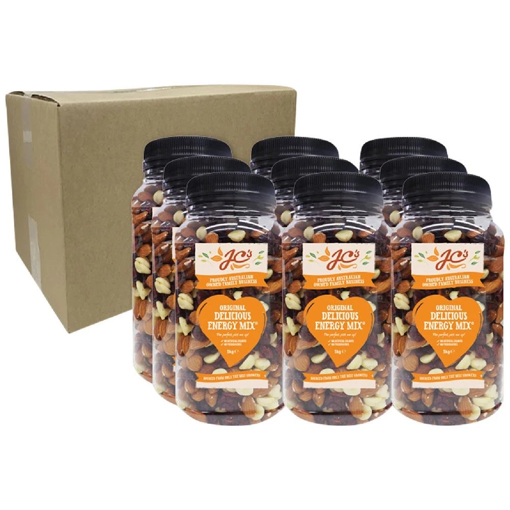 1 J.C.'s Quality Foods Premium Energy Mix 1kg 9 Pack, 1 of 2
