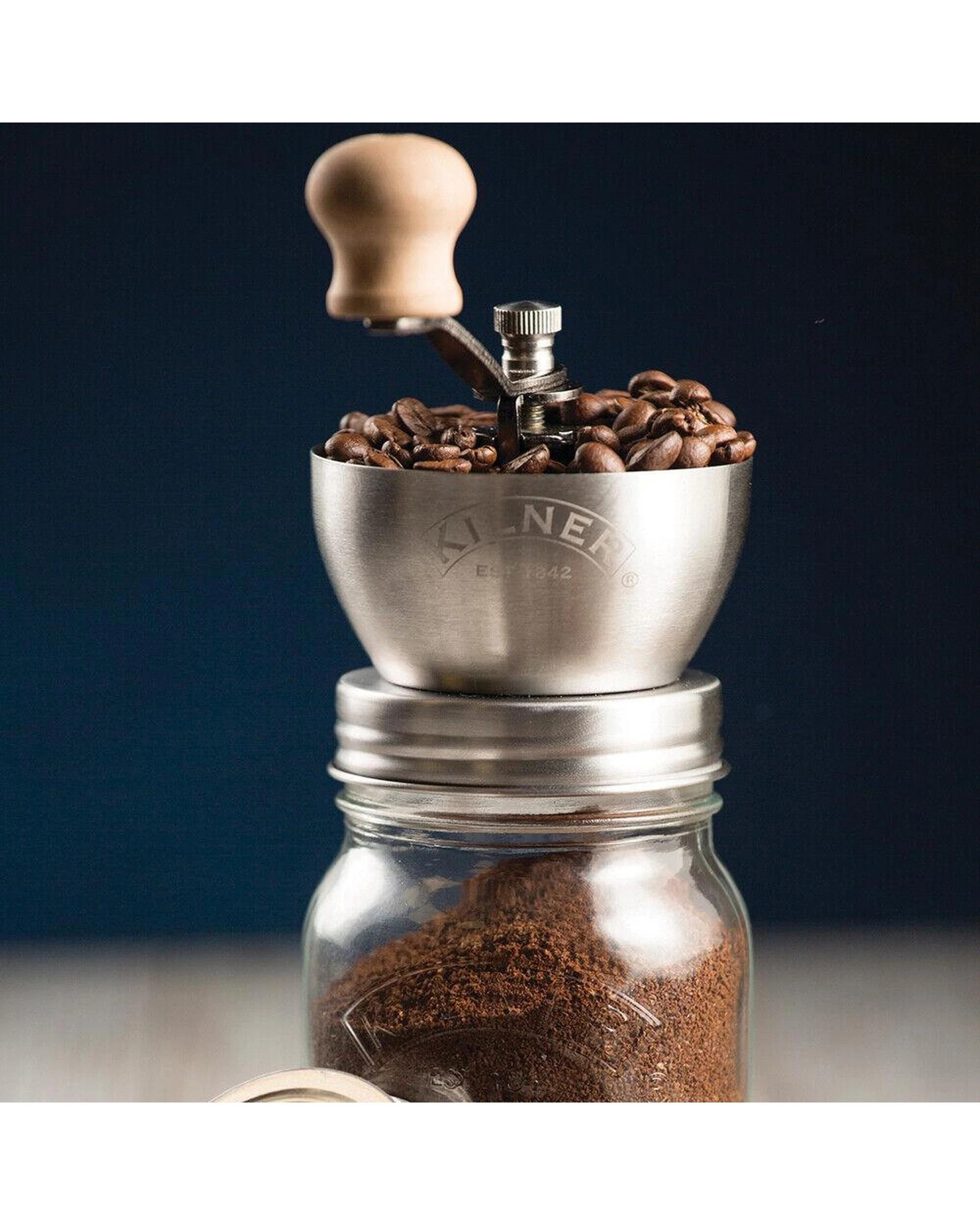 6 Kilner Coffee Grinder Glass Jar Manual  500ml, 6 of 7